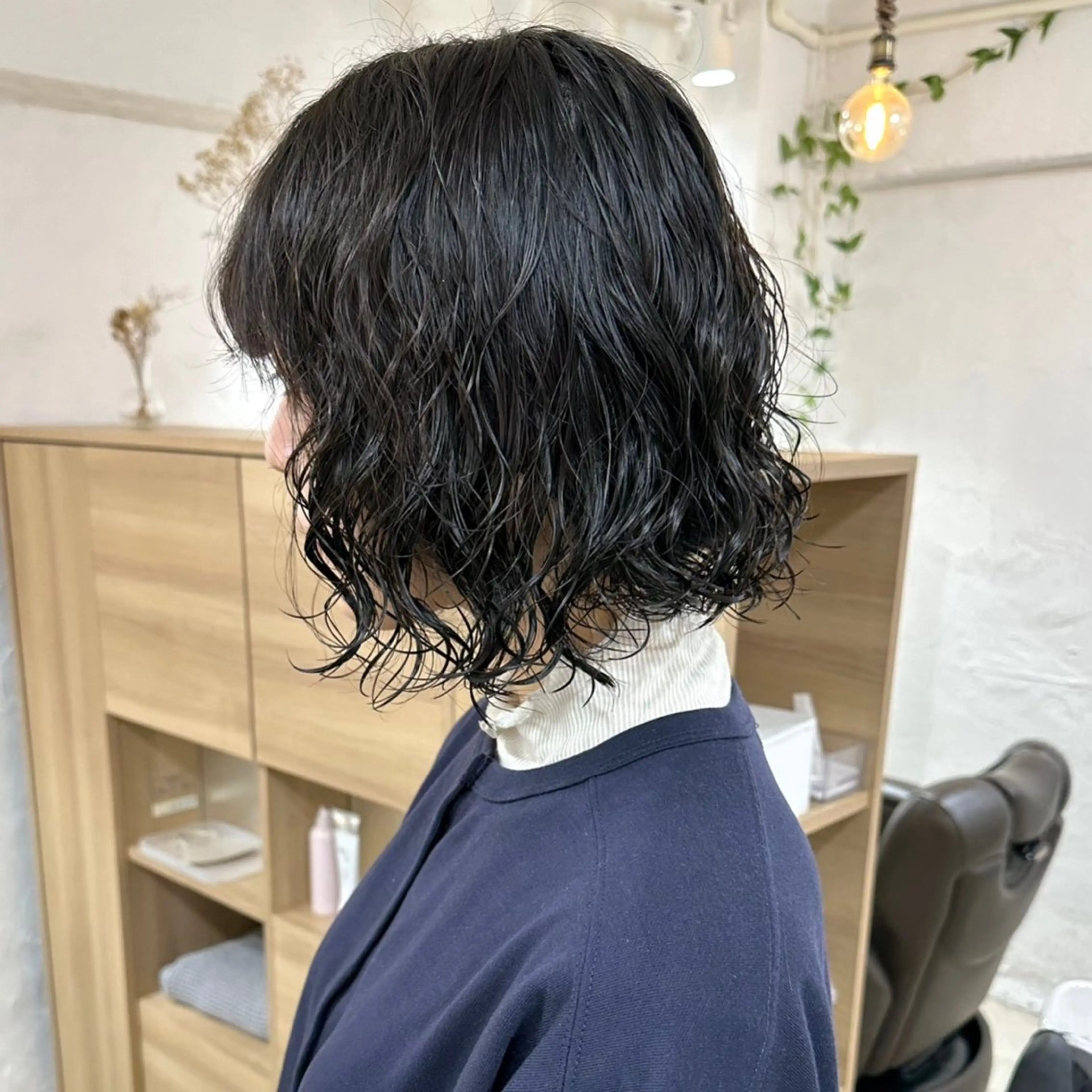 ショート パーマ 切りっぱなしボブ 前下がりボブ ボブ ウルフカット カット パーマ トリートメント 銀座No.1髪質改善 縮毛矯正/本木のヘアスタイル