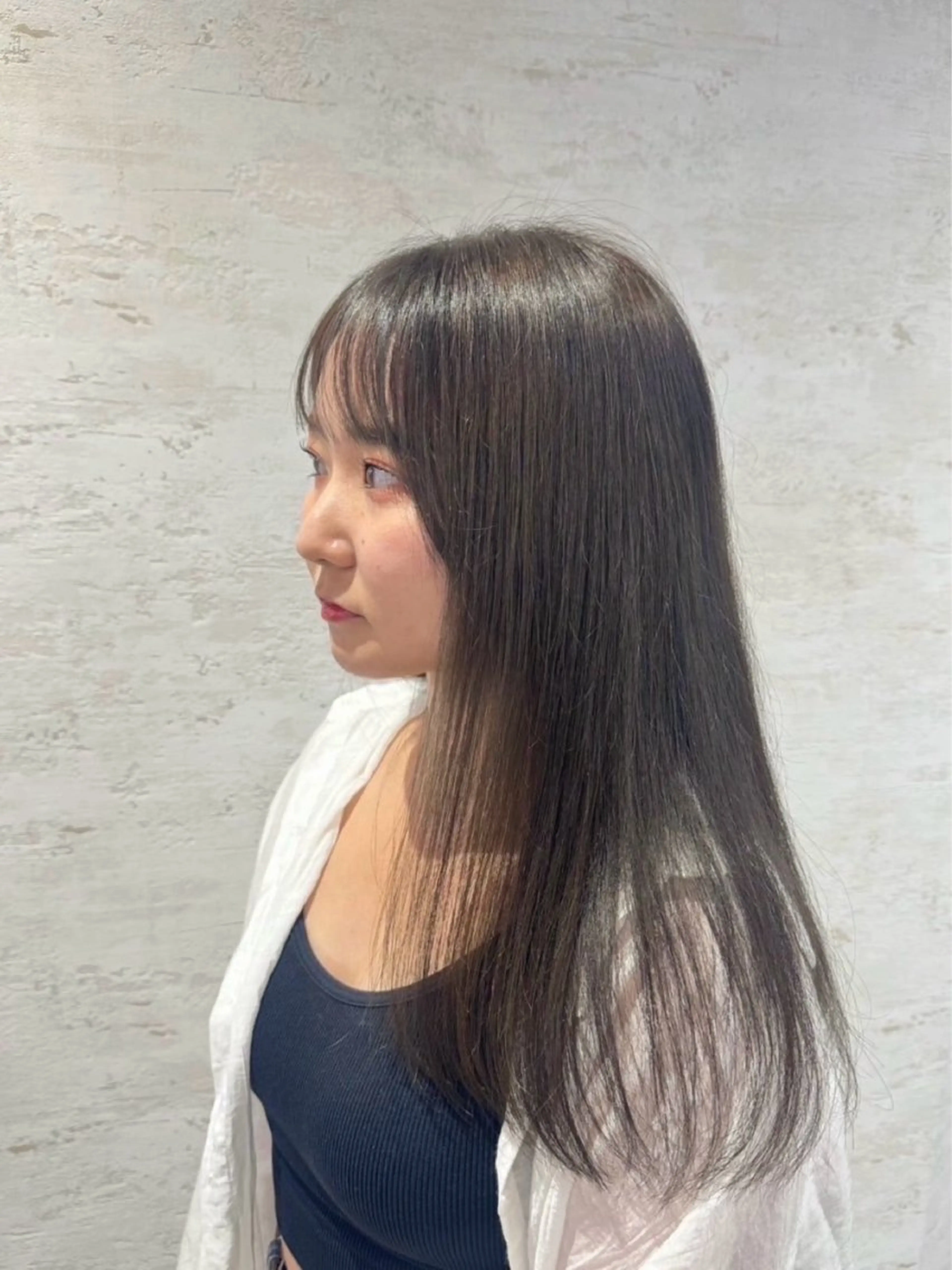 セミロング 髪質改善/レイヤー/ 🐣kokoro🌸のヘアスタイル