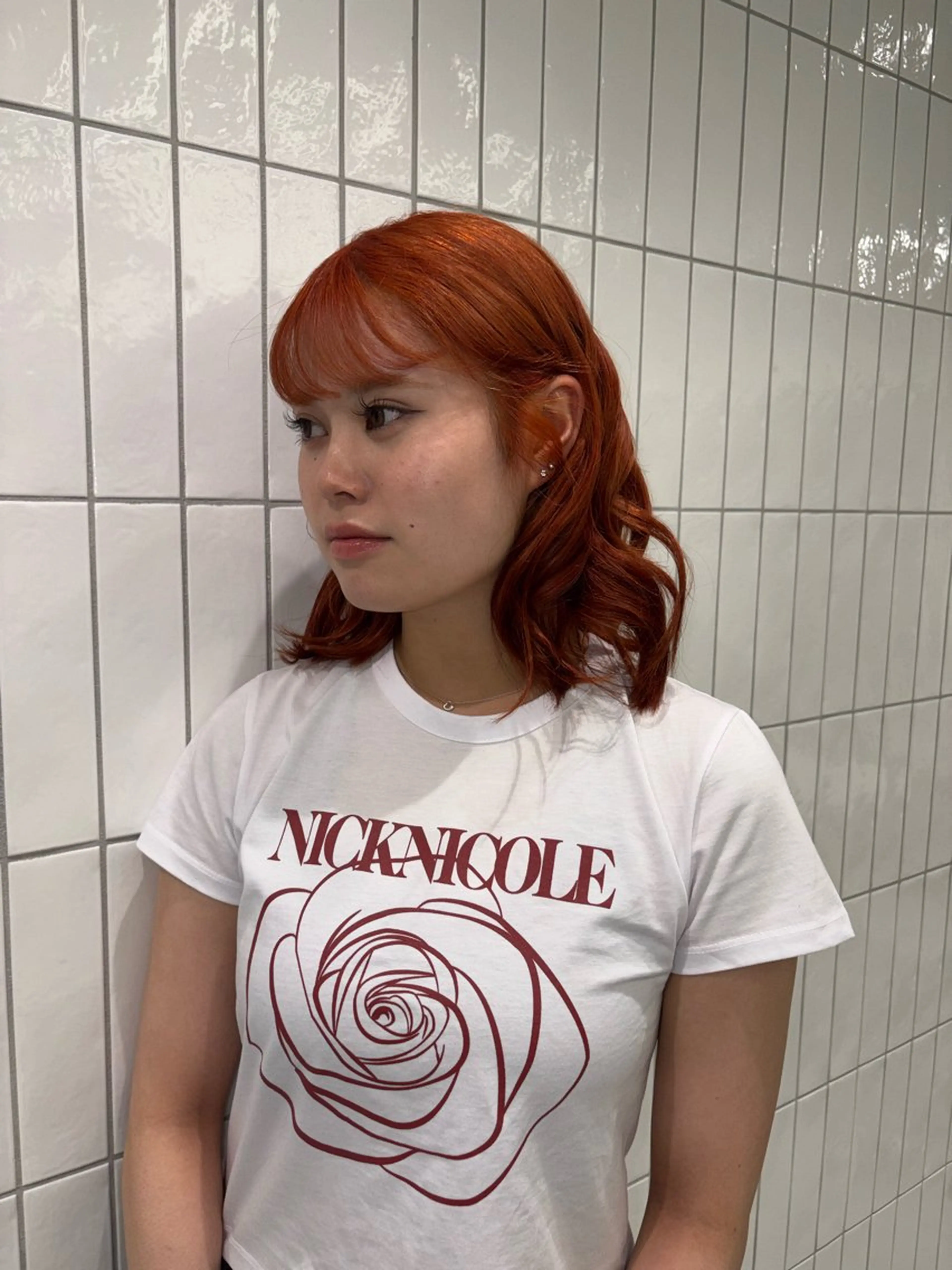 ミディアム ハイトーン/ネイル カナコ🫧のヘアスタイル