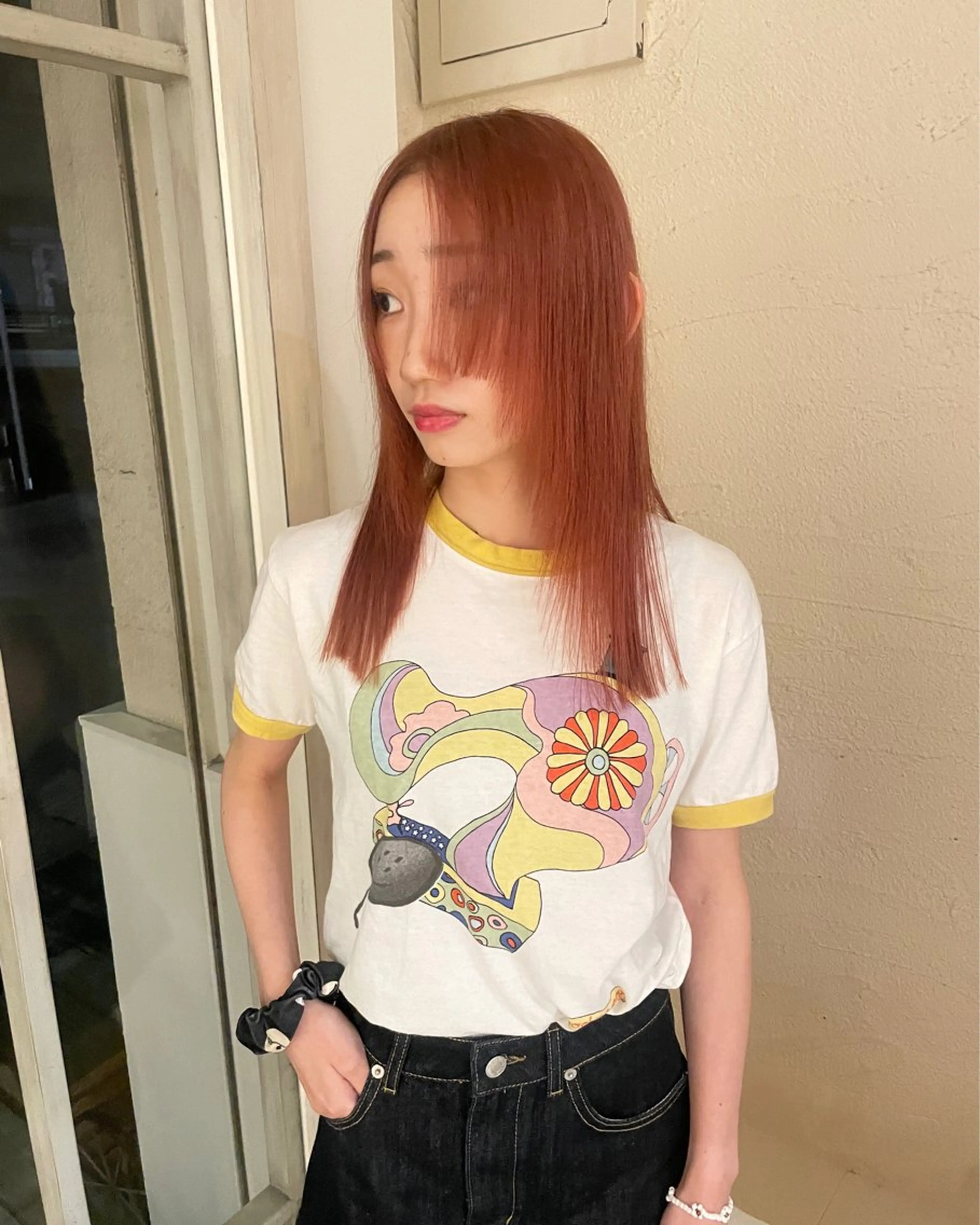 ミディアム カラー 🙃 透明感カラー/ボブのヘアスタイル