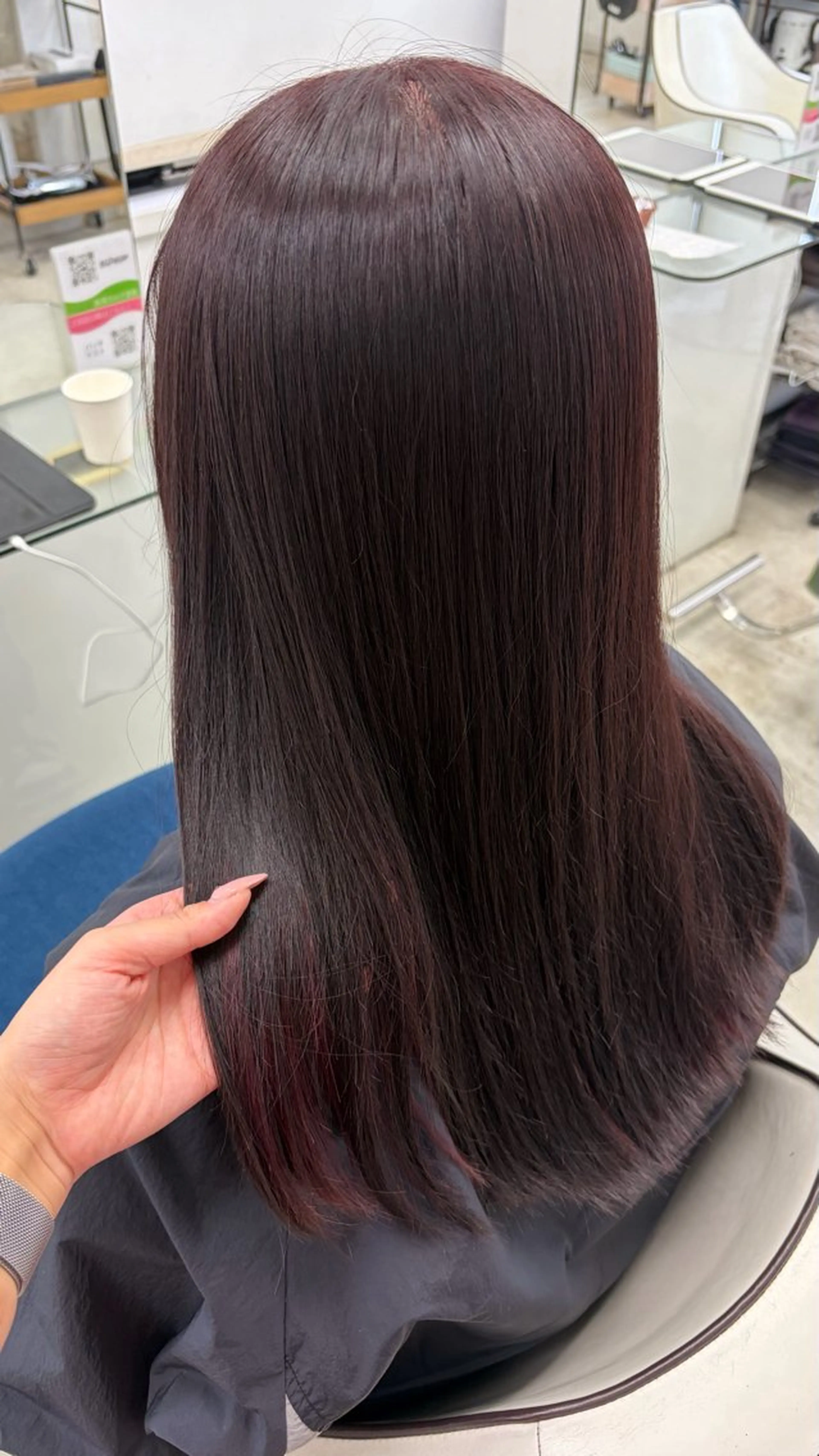 縮毛矯正+カット+Aujua髪質改善トリートメント𖧷 ⁺.の写真