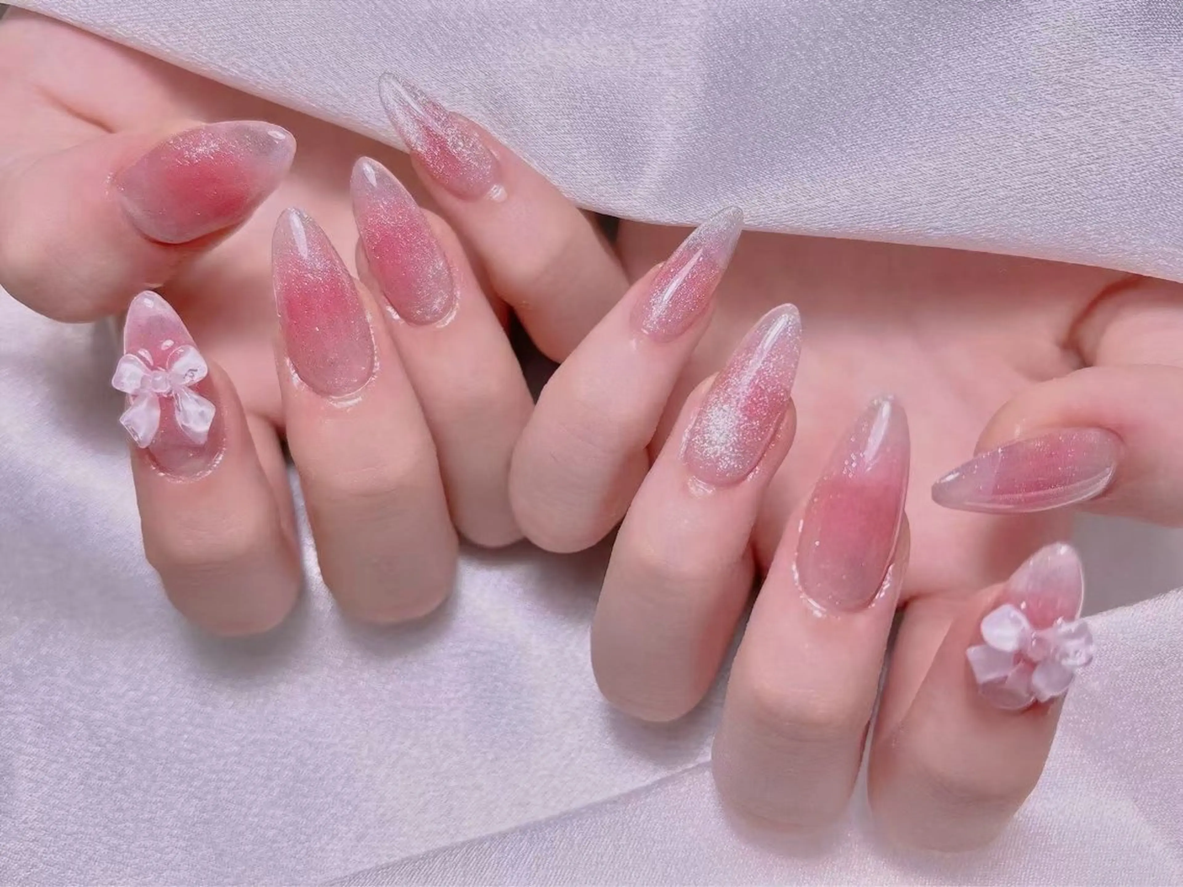 ネイル ハンドネイル 長さだし専門店 M2　rikaのネイルデザイン