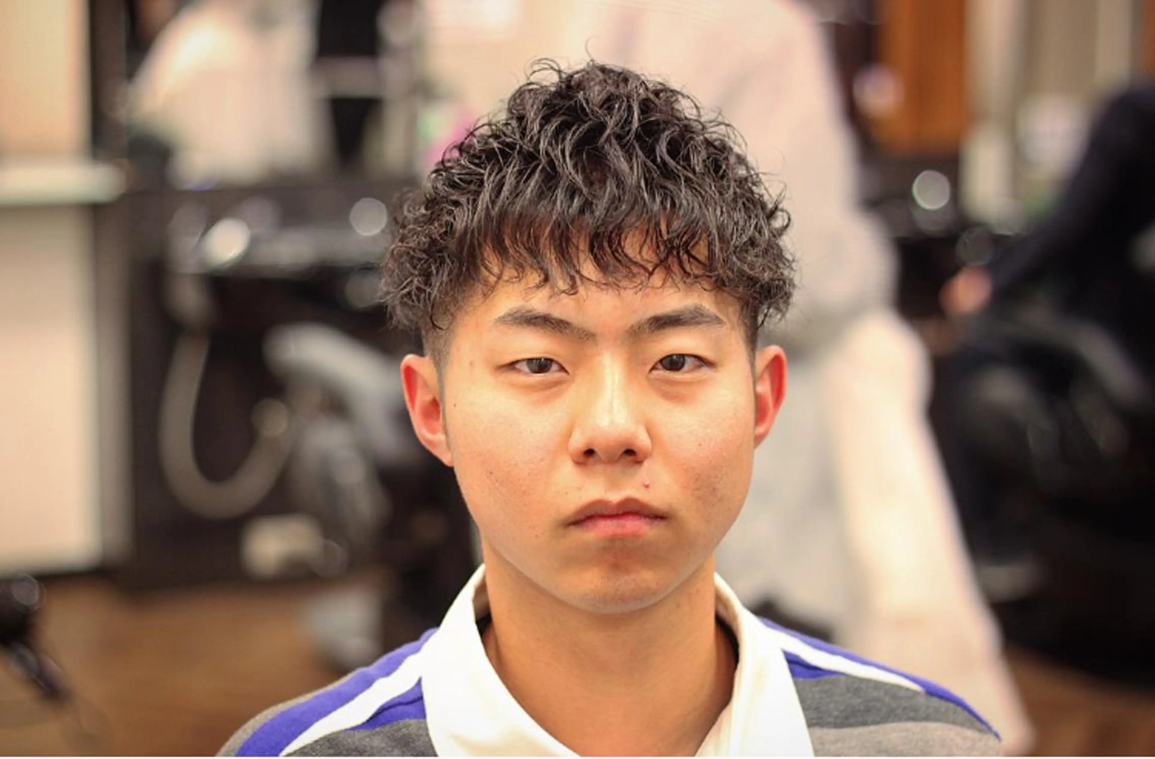 ショート パーマ メンズ メンズパーマ パーマ 前田賢生 ご新規様はNGのヘアスタイル