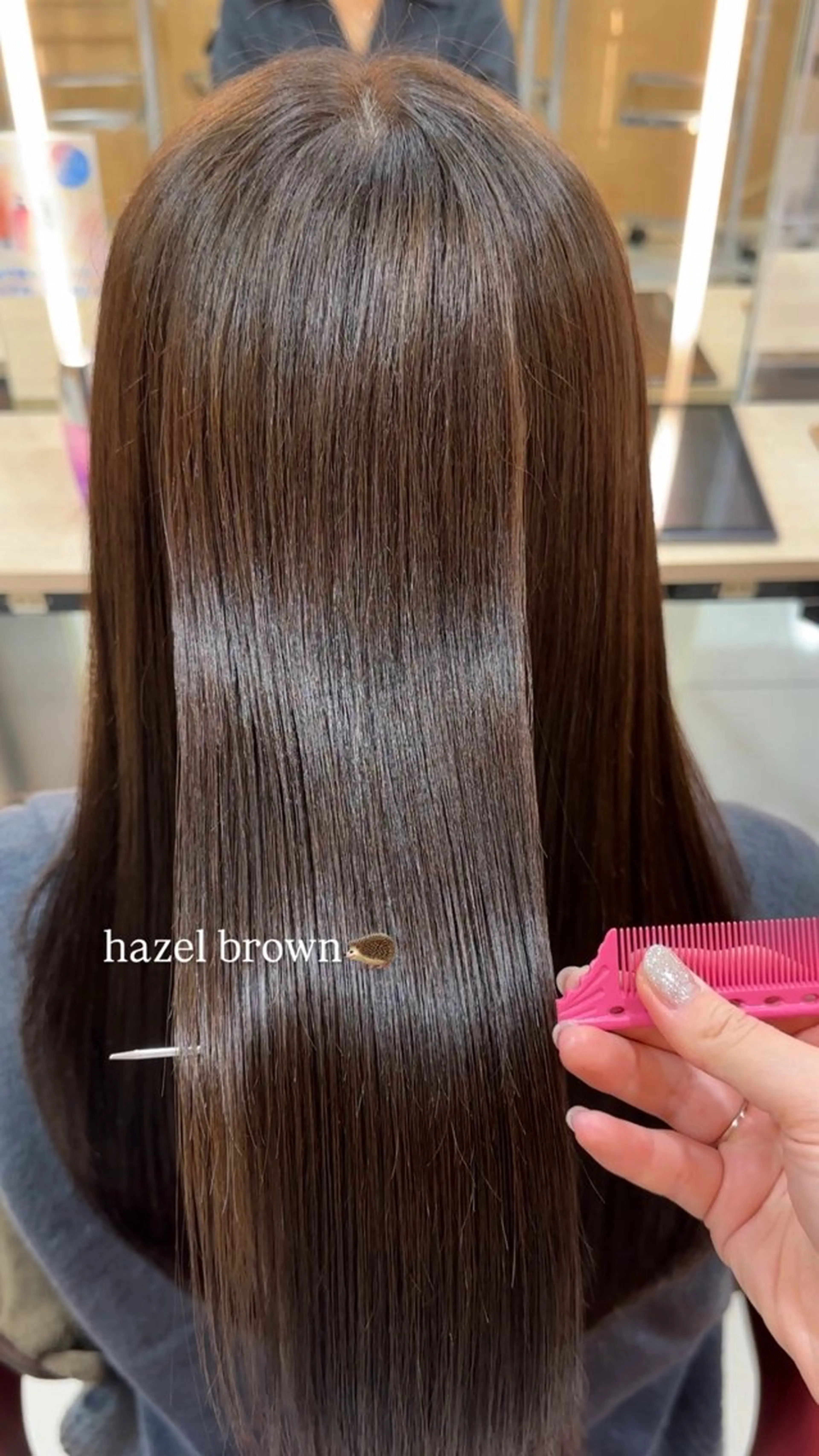 ロング カラー イルミナカラー カット ヘアカラー 🌷暖色カラー Miku🌷のヘアスタイル