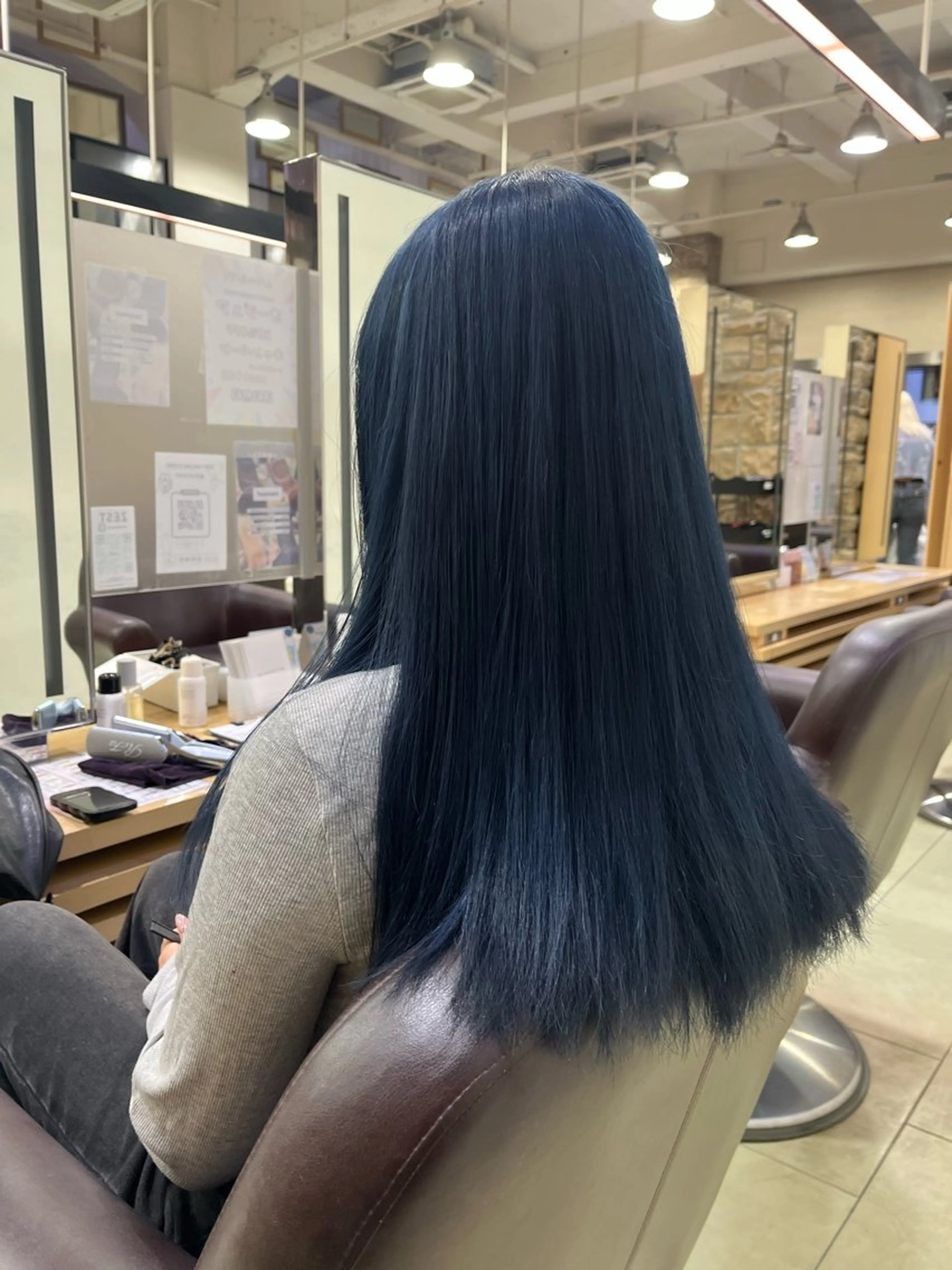 ロング カラー シャドウパーマ/ピン パーマ/だいじゅのヘアスタイル