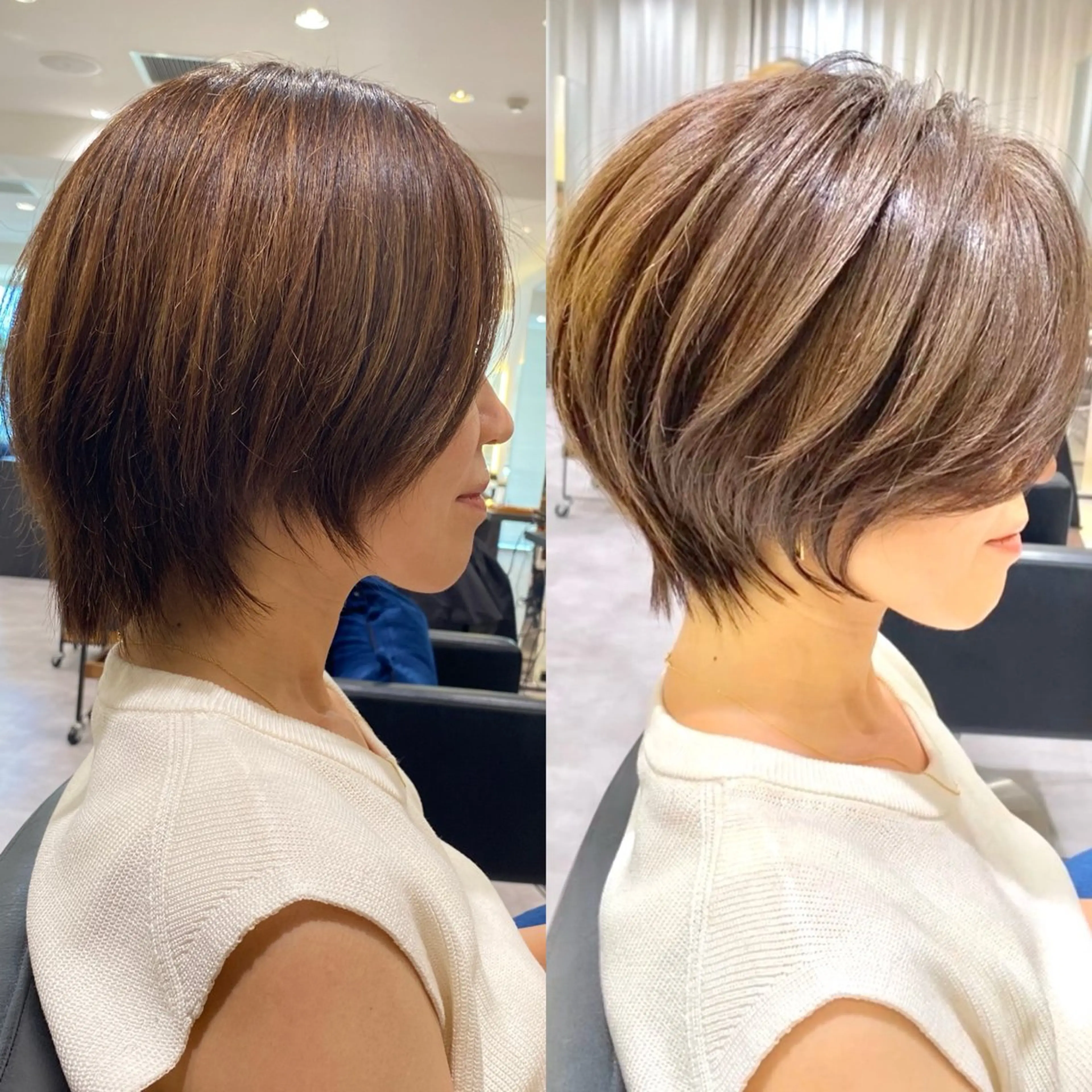 ショート ショートヘア ✨大人ショート特化 /カットモデル/銀座のヘアスタイル