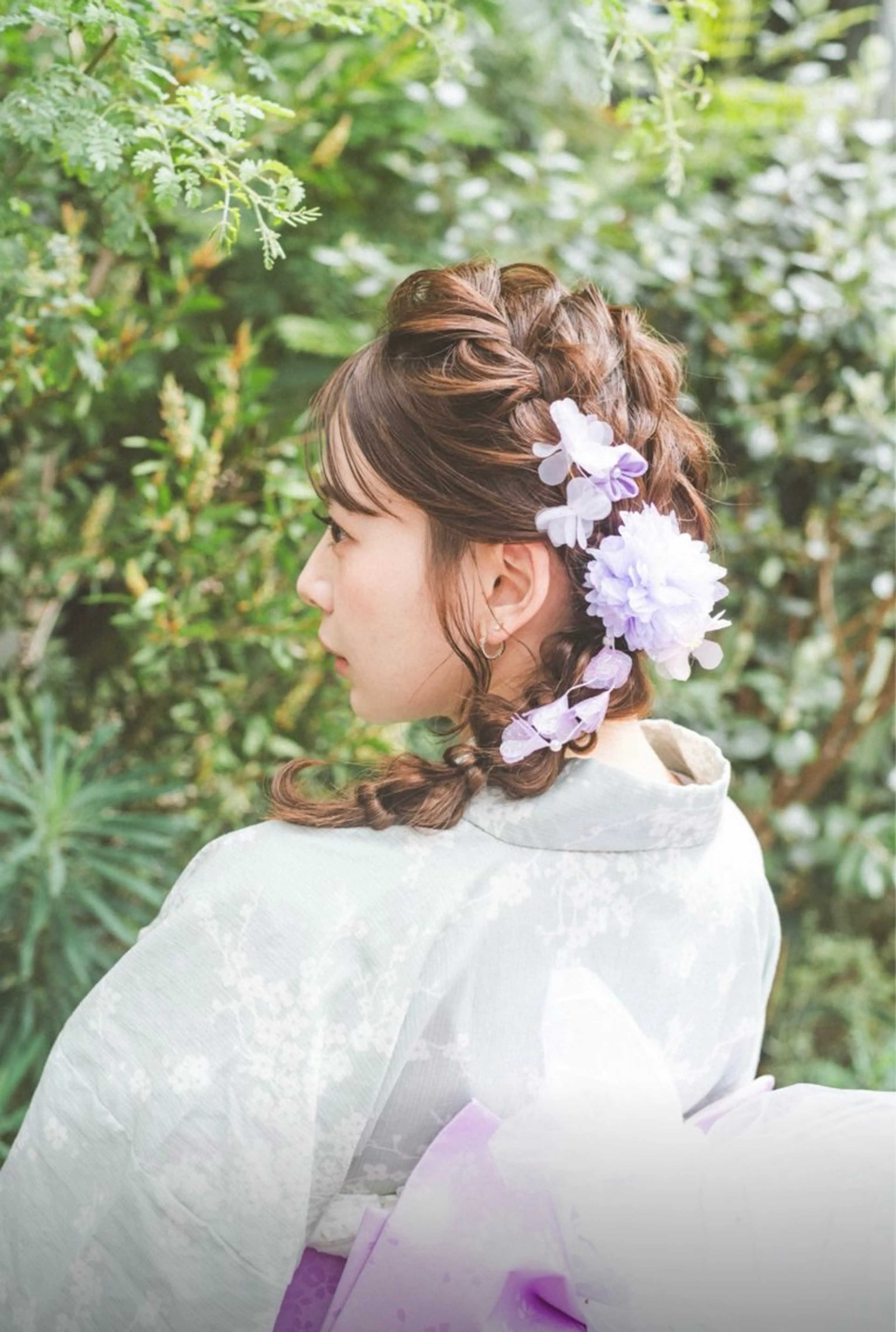 ヘアアレンジ 💎耳ツボジュエリー ×銀座美容室💎のヘアスタイル