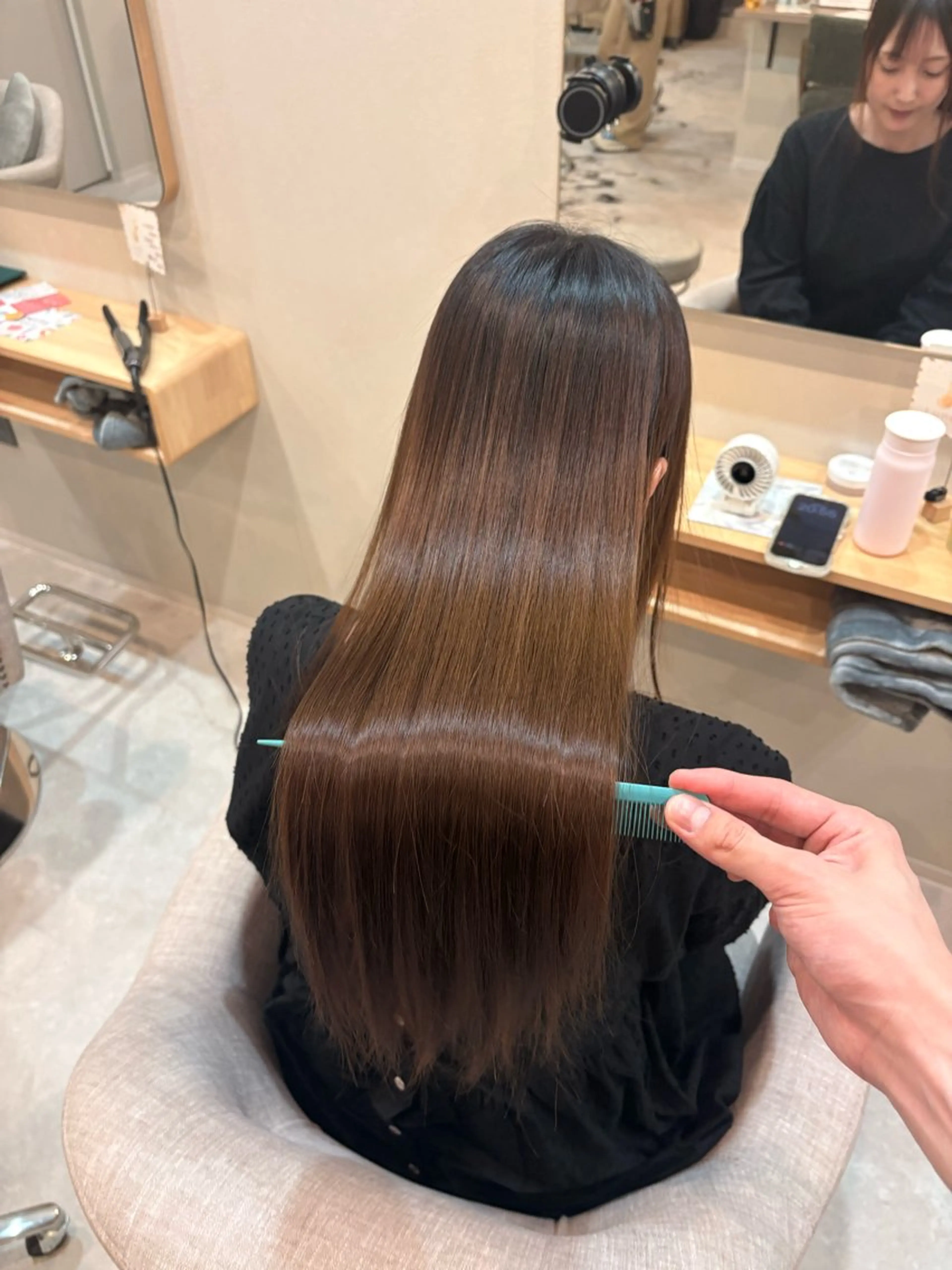 ロング ロング カット 縮毛矯正 トリートメント 美髪矯正 森彪真/似合わせのヘアスタイル