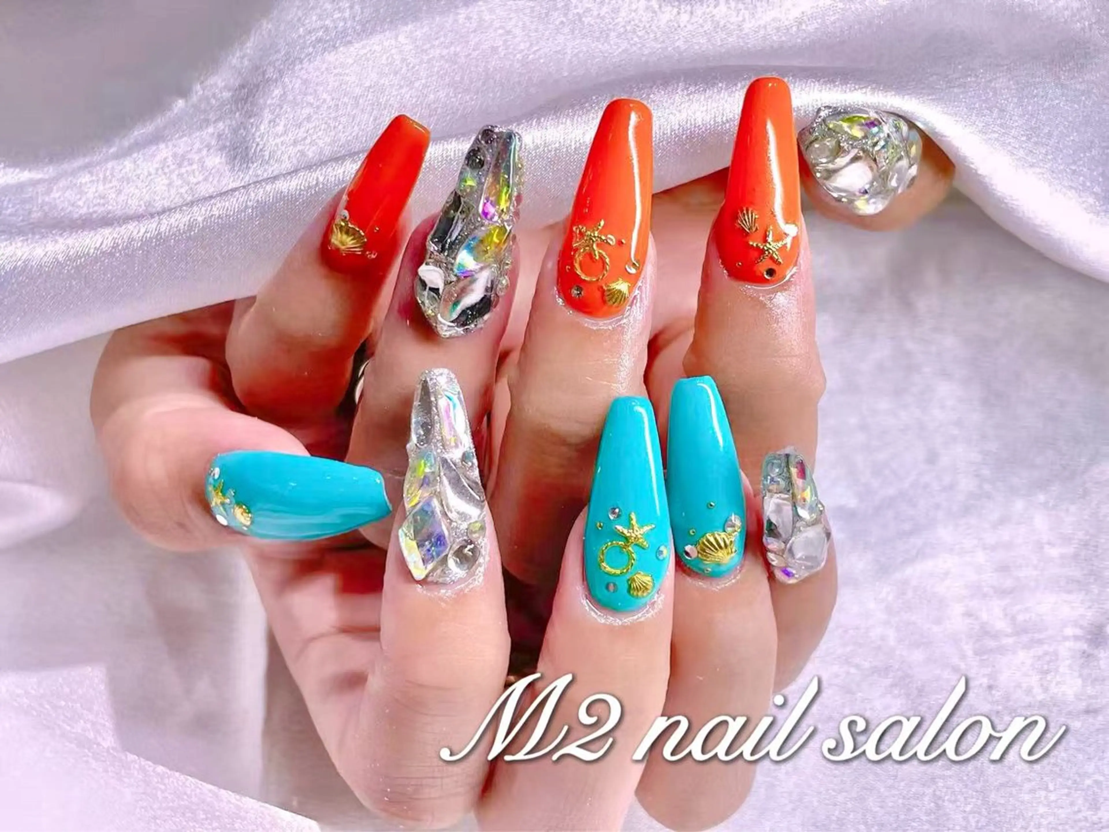 ネイル 長さだし専門店 M2　rikaのネイルデザイン