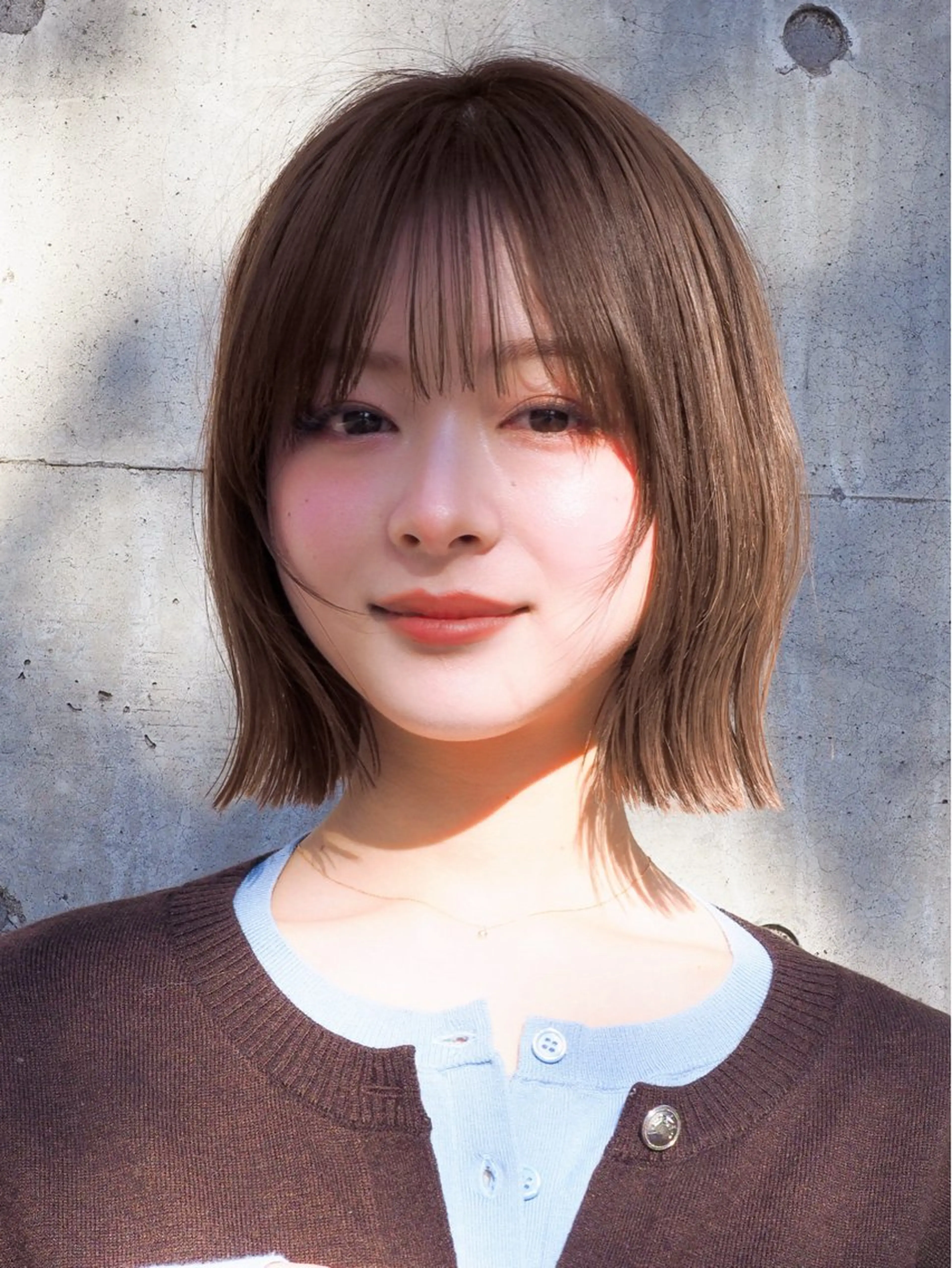 ショート ヘアカラー おしゃれボブ/暖色 カラー🧶いろはのヘアスタイル