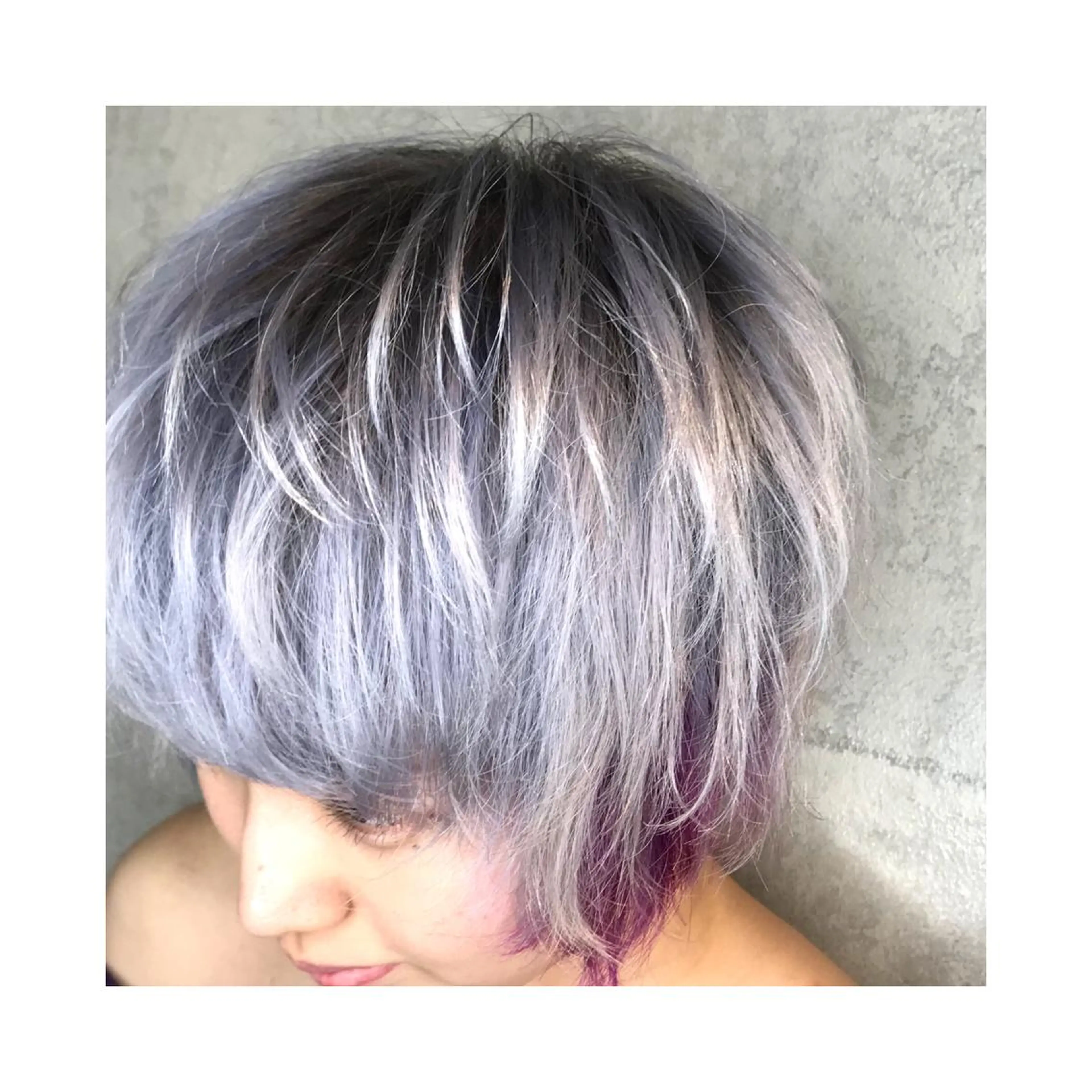 ショート カラー ヘアカラー 及川シゲル 髪質改善講師のヘアスタイル