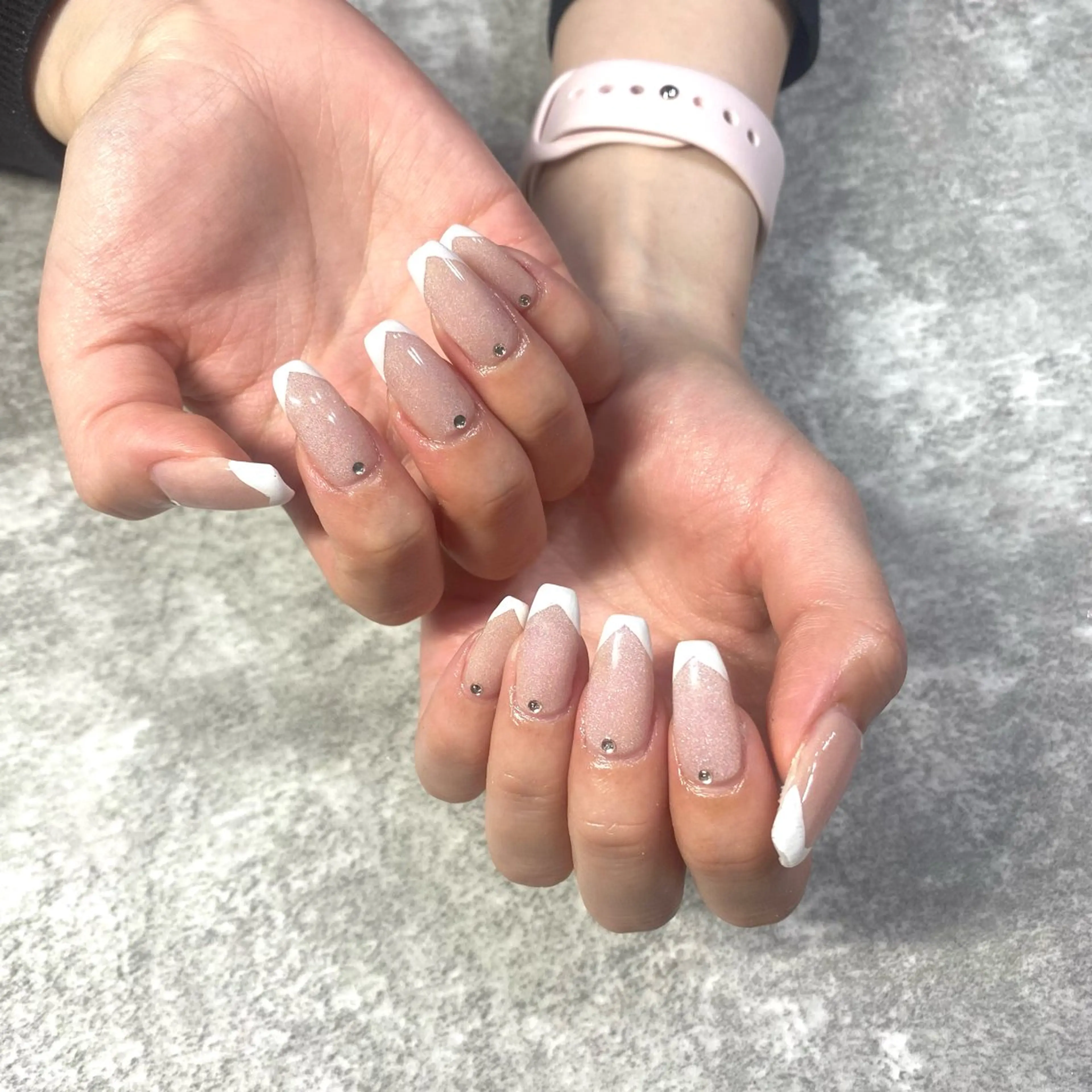 ネイル フレンチネイル ハンドネイル ★Rinail... .のネイルデザイン