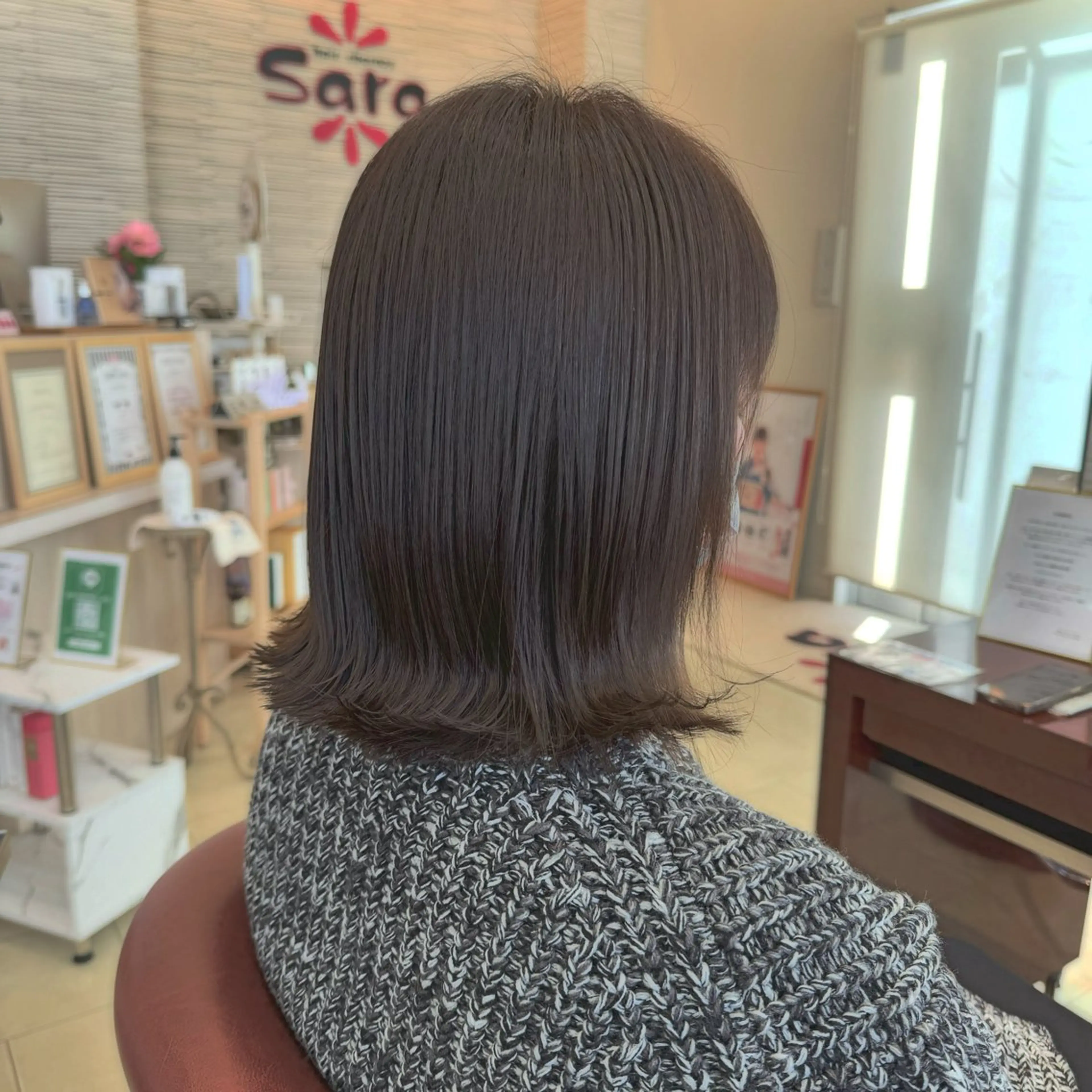 ミディアム ヘアカラー 🫧sara荒井店 樹🫧のヘアスタイル