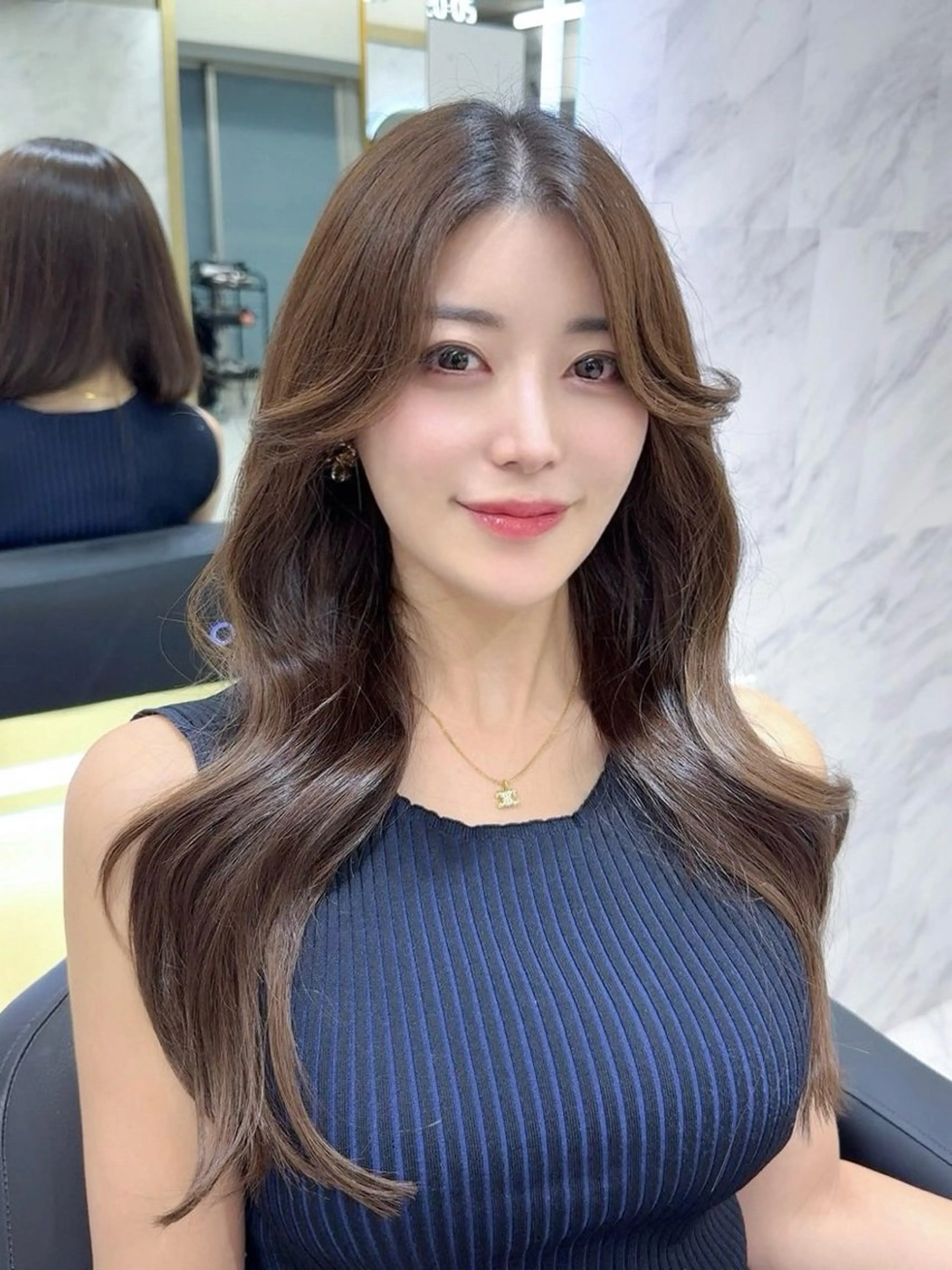 ロング カラー シールエクステ エクステ 🦋韓国hair🦋 エクステ店長sakiのヘアスタイル