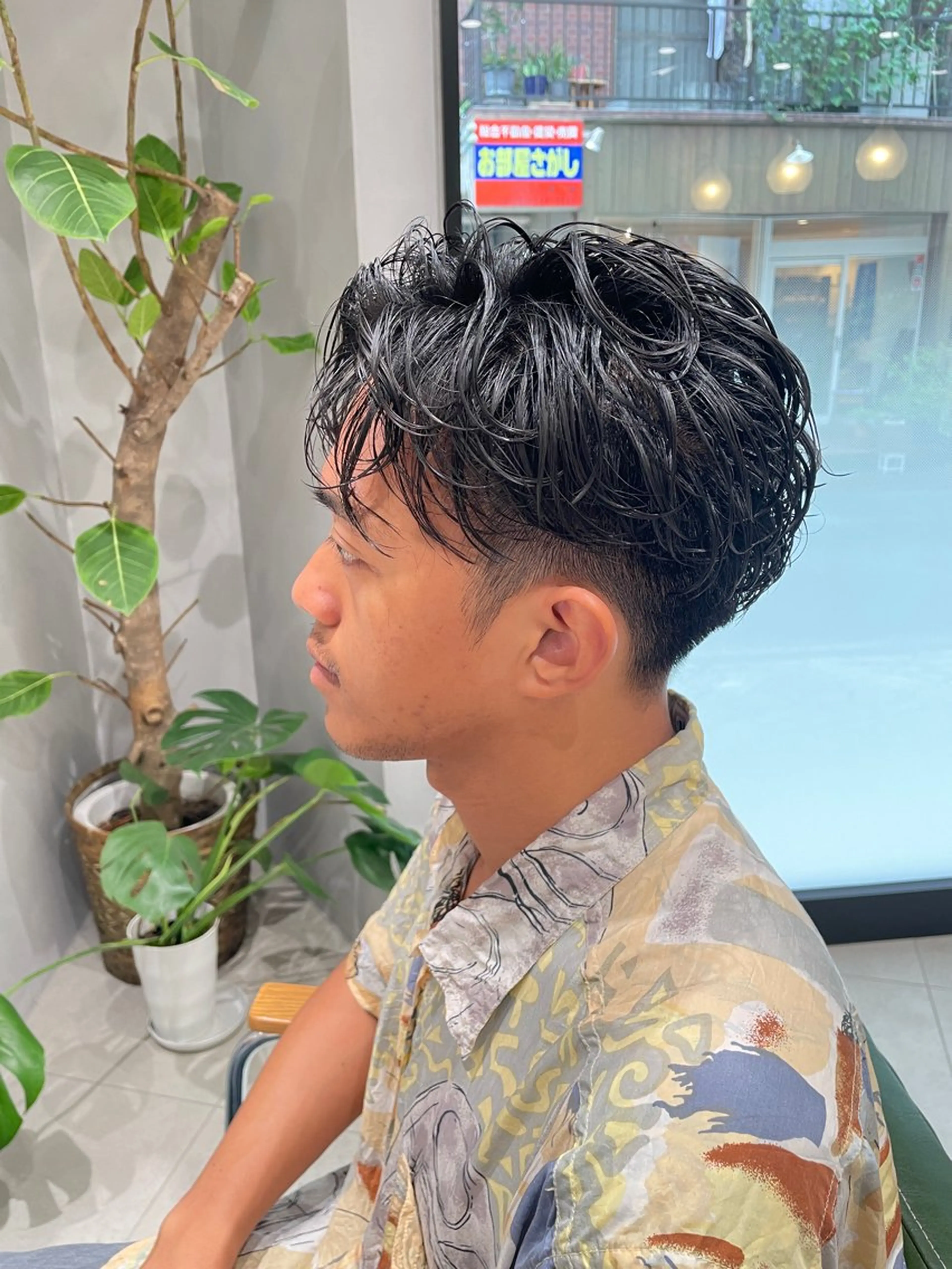 パーマ メンズ カット パーマ 畠山 渚のヘアスタイル