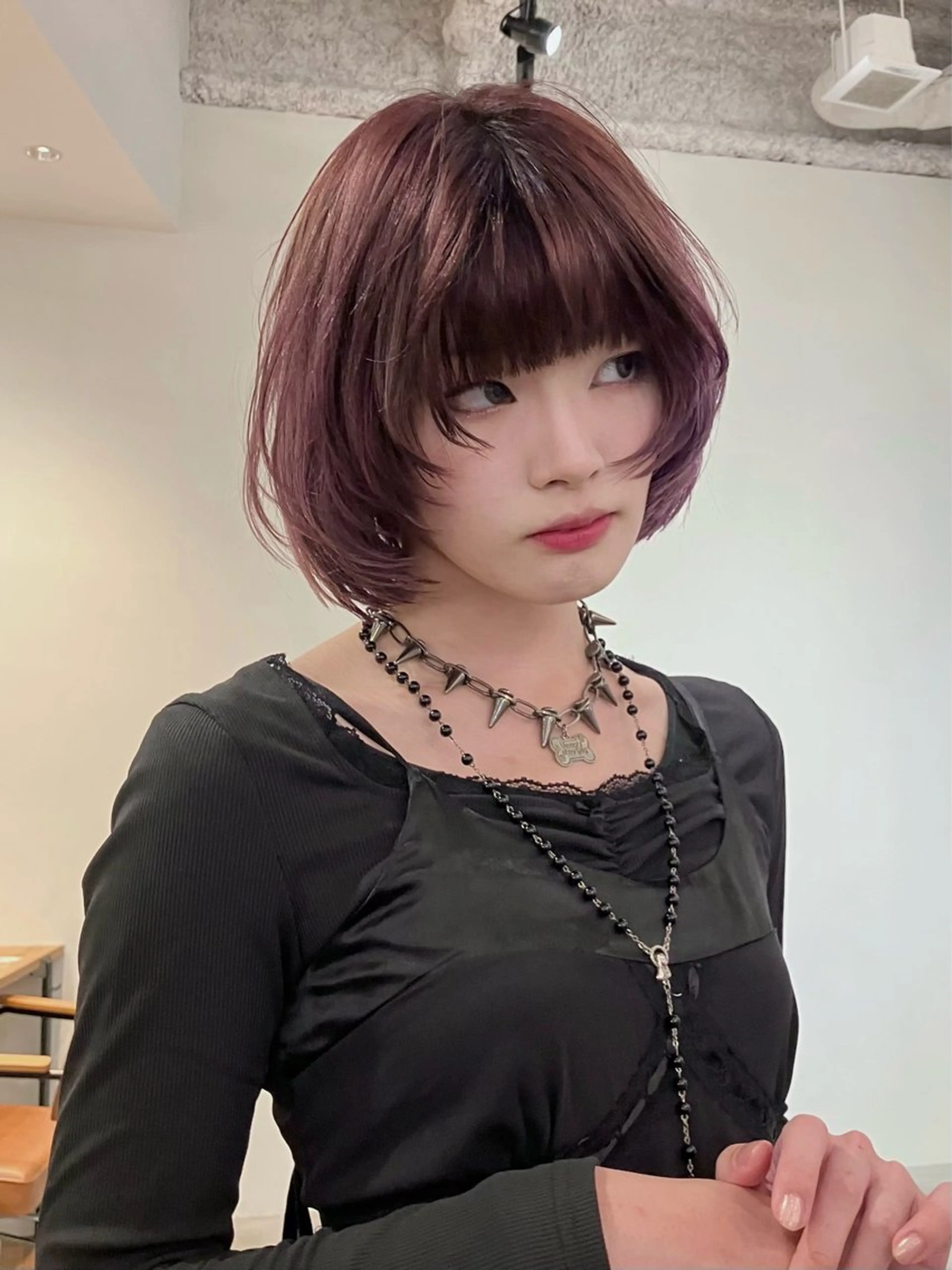 ショート ボブレイヤー ボブ レイヤーカット カット ボブ/レイヤー 大阪梅田/きょうかのヘアスタイル