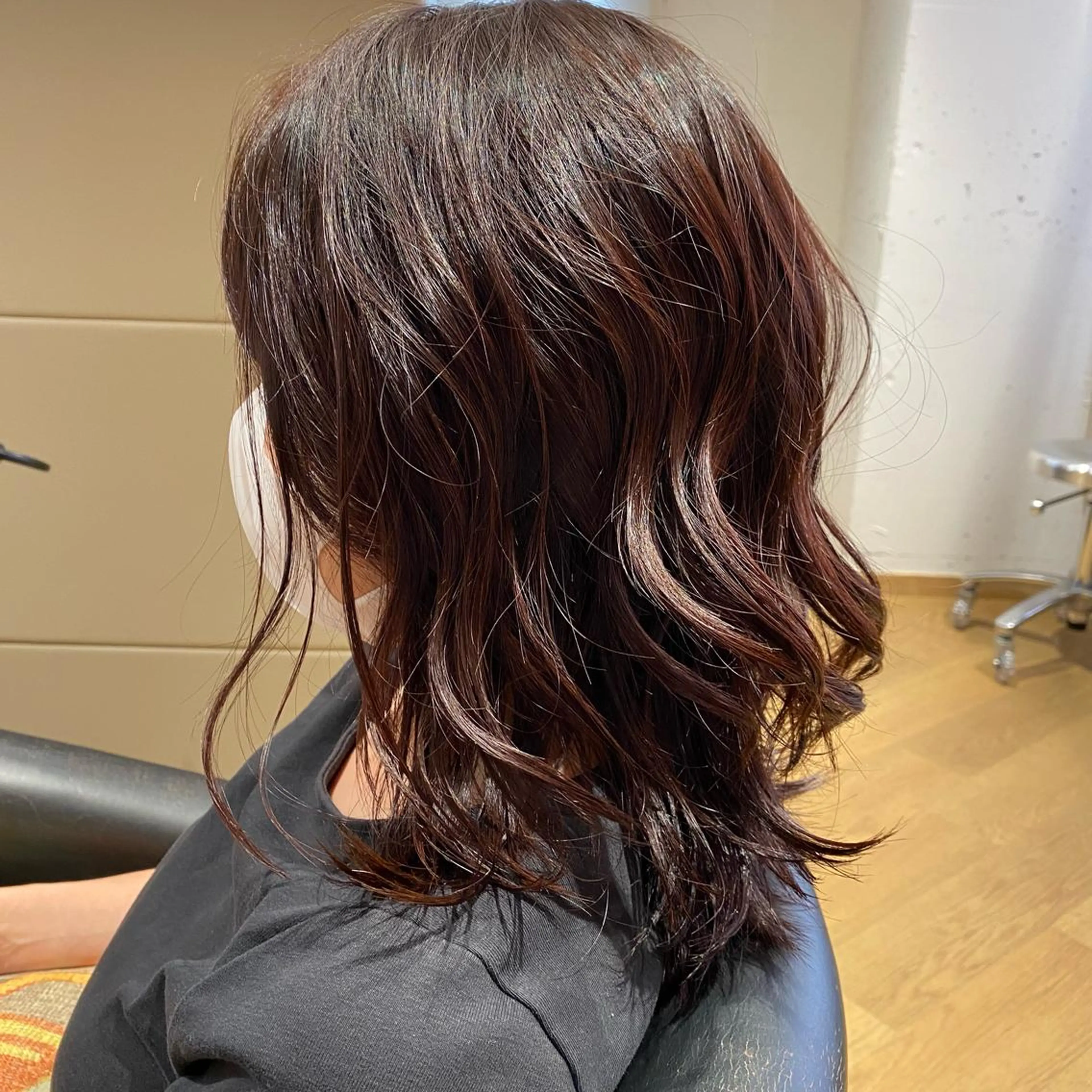 ロング レイヤーカット 丸田 幹太のヘアスタイル