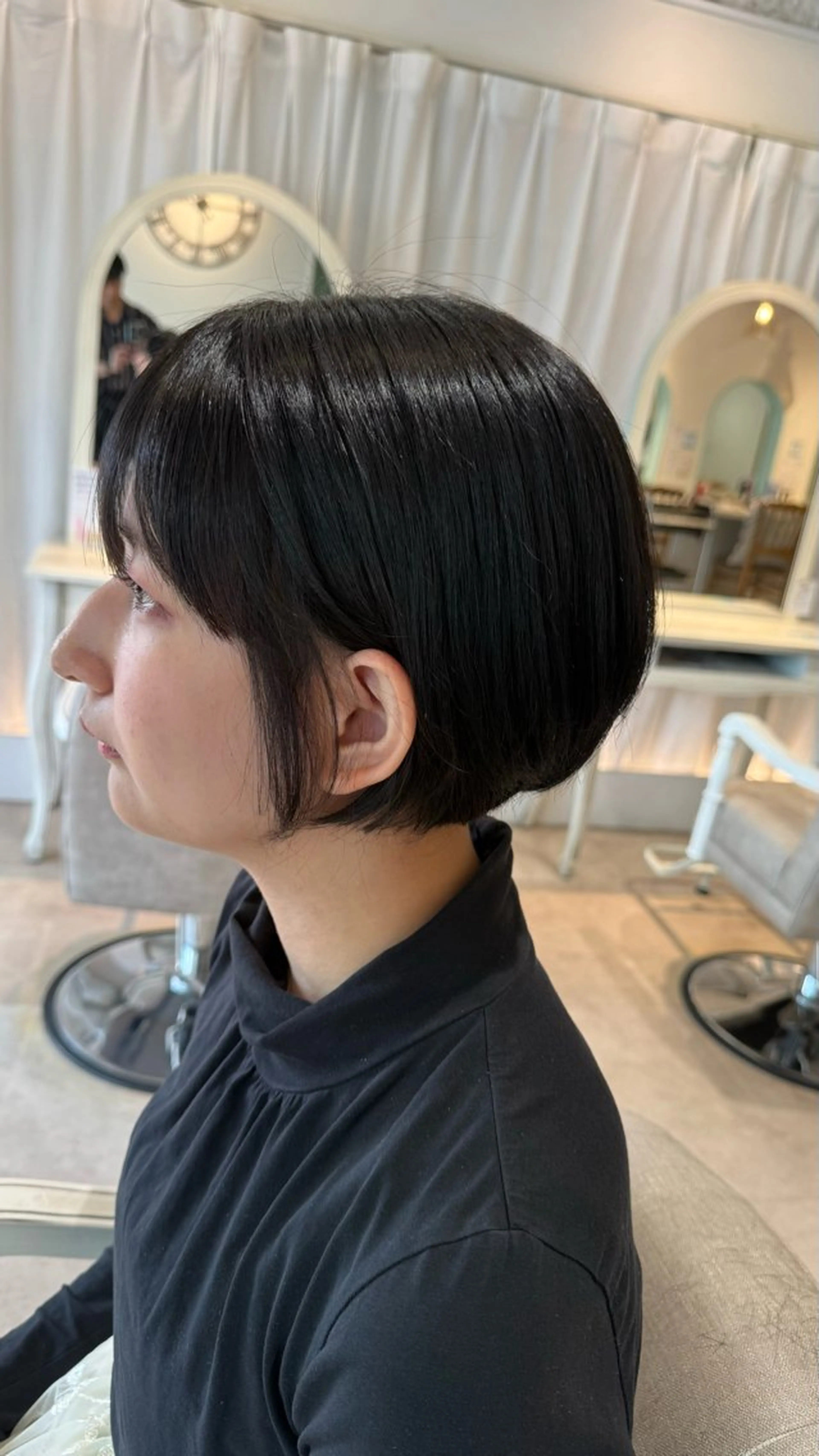 レディースカット（ショートorボブ限定）＋カラー（モデル）の写真