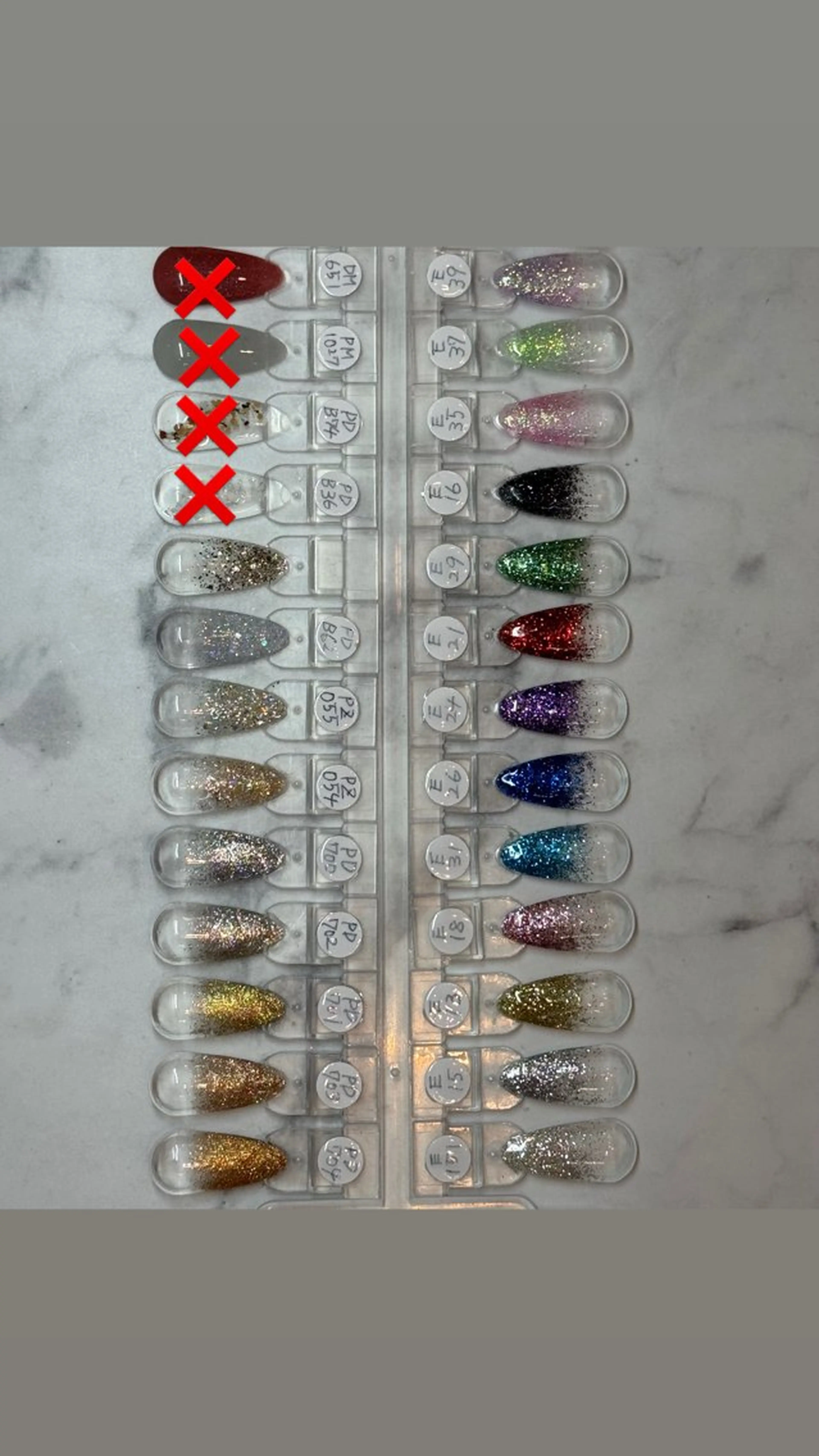 ネイル ラメ(グリッター) ラメグラデーション 大森 和愛のネイルデザイン