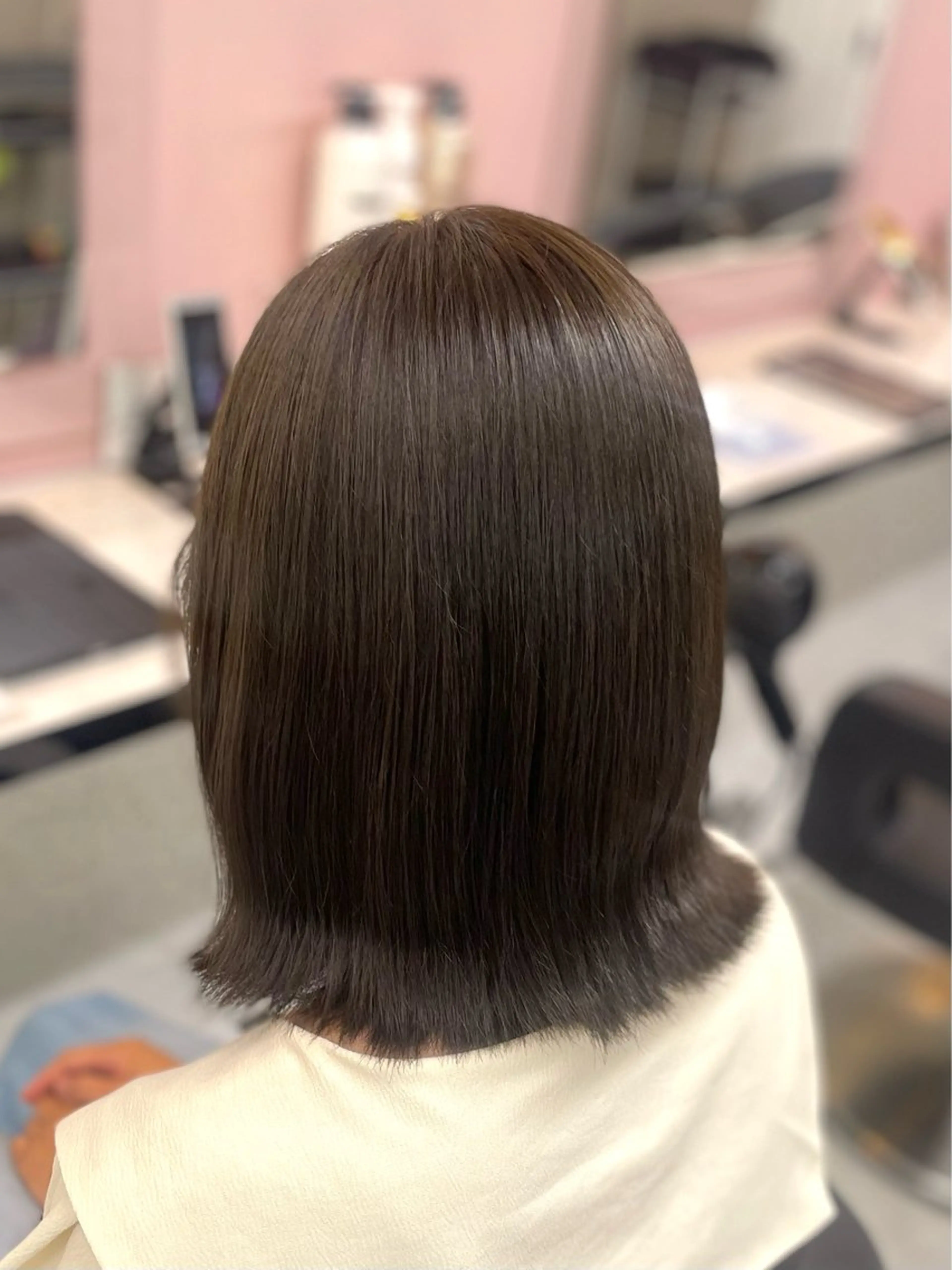 ミディアム ヘアカラー うる艶トレンドヘア 🕊️上野BABYのヘアスタイル