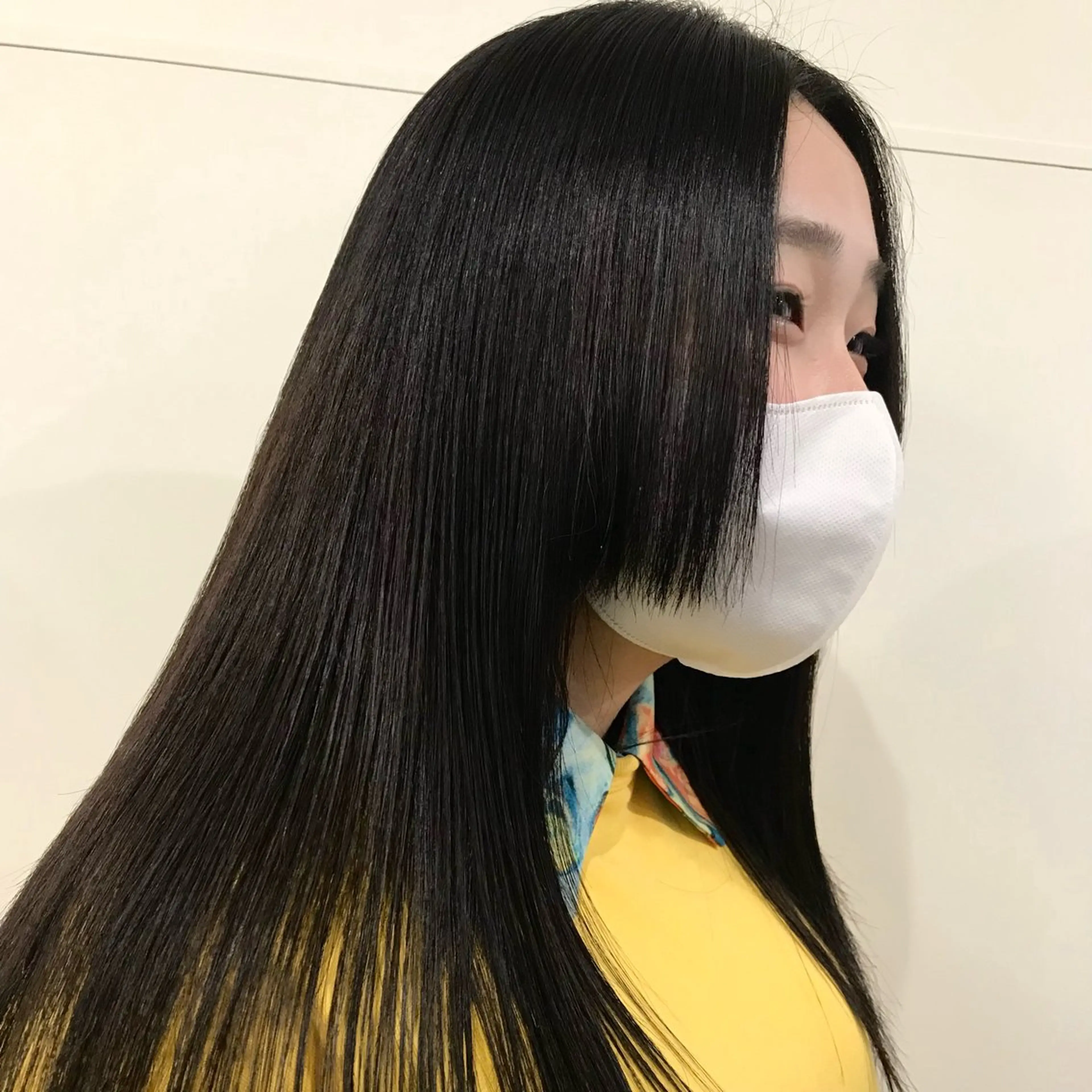 ロング 縮毛矯正 7Bridge 滝内ひよりのヘアスタイル