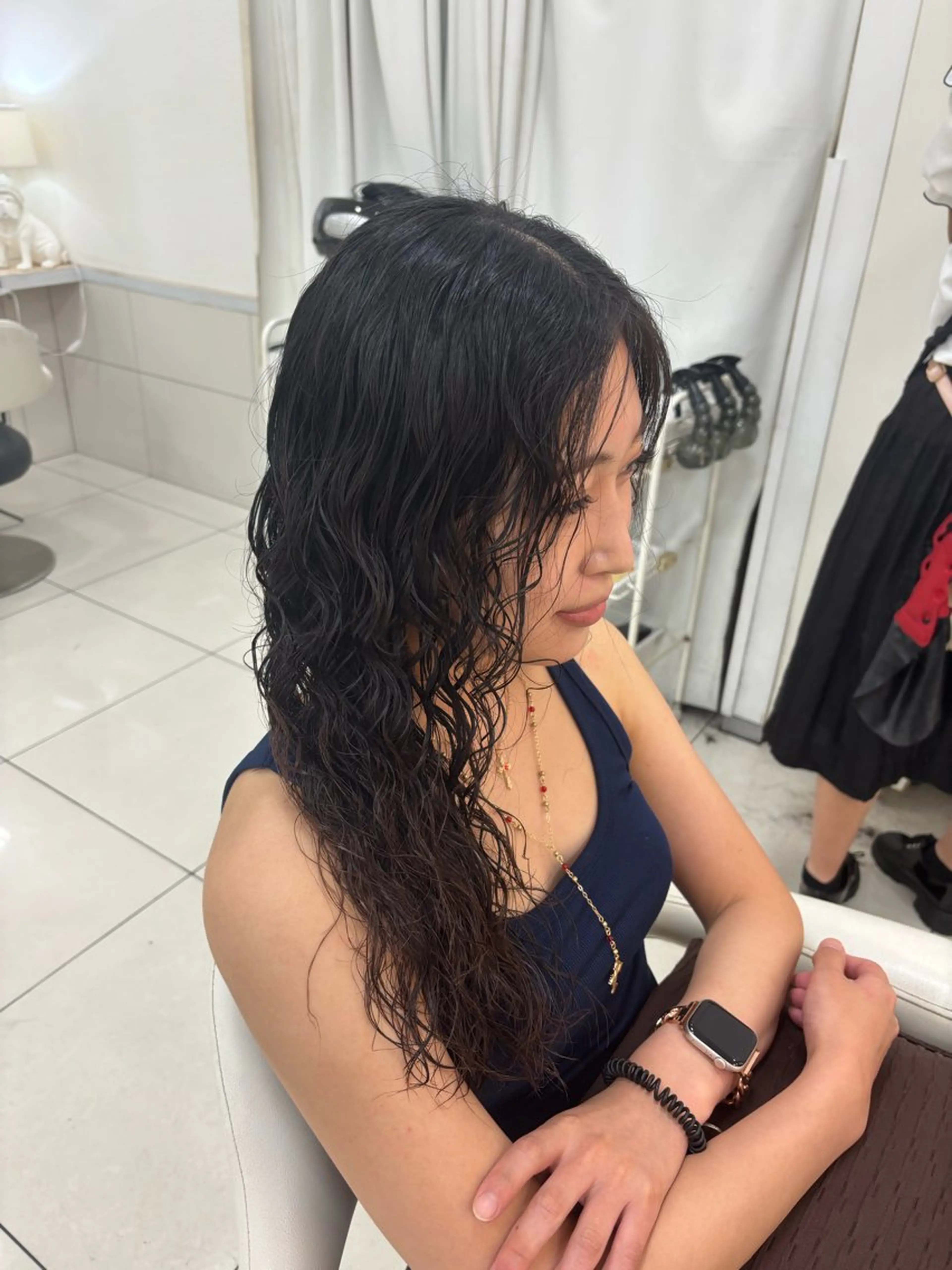 ロング パーマ カット パーマ 🐾Ash平井 ハセベ🐾のヘアスタイル