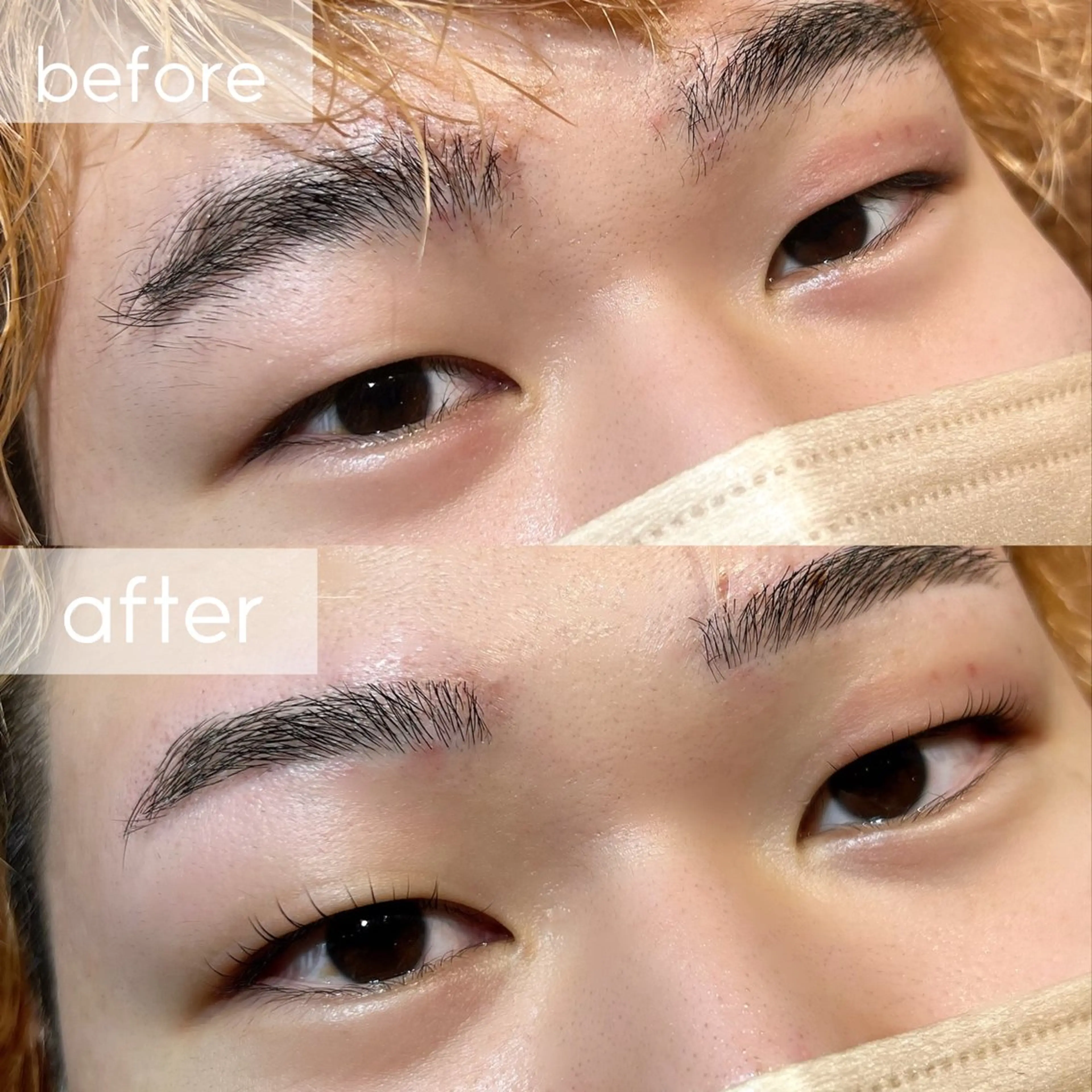 アイブロウ メンズアイブロウ マツパ 錦糸町eyelist RION🦋のマツエク・マツパデザイン