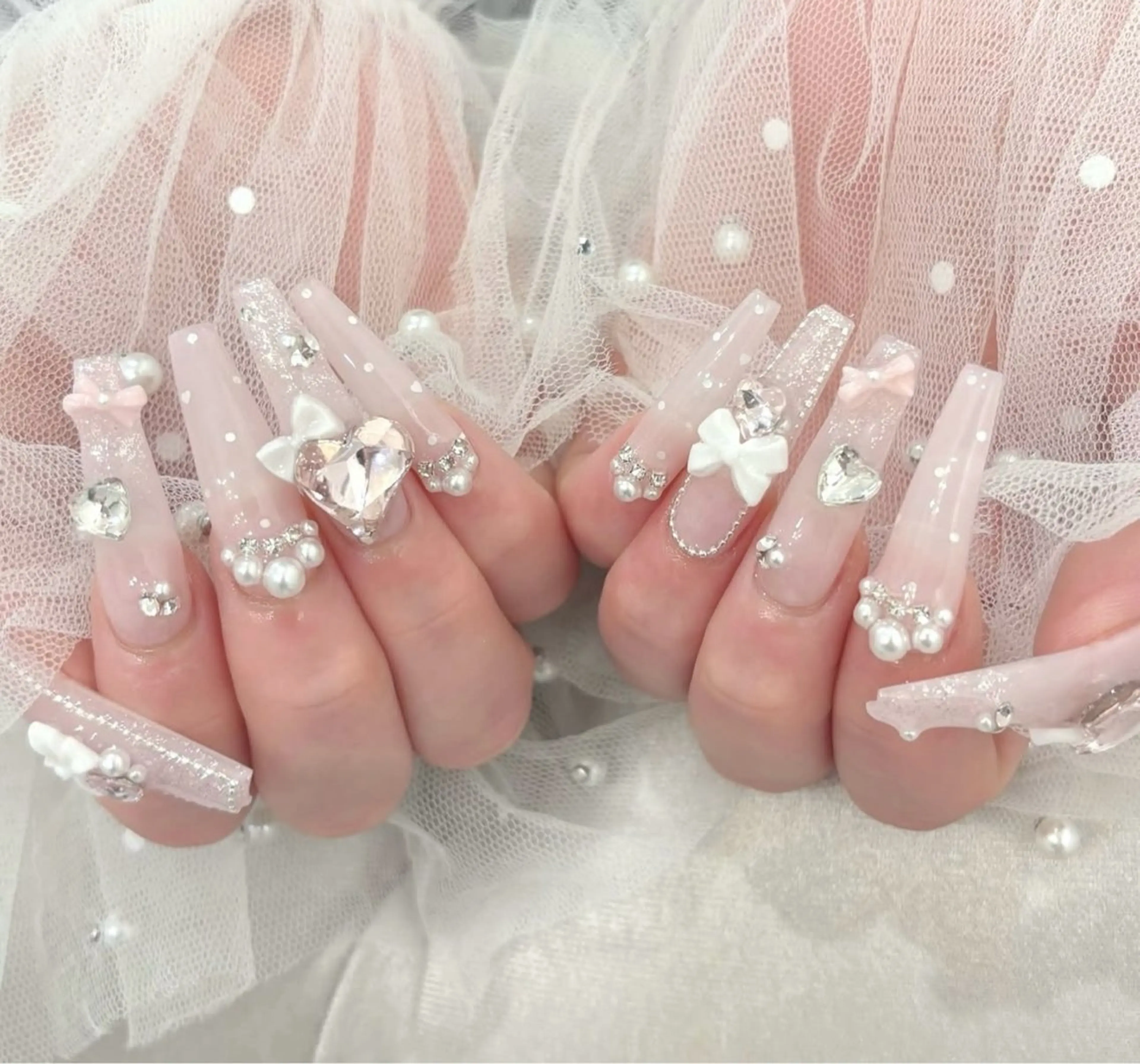 ネイル 長さ出し Mi nailsのネイルデザイン