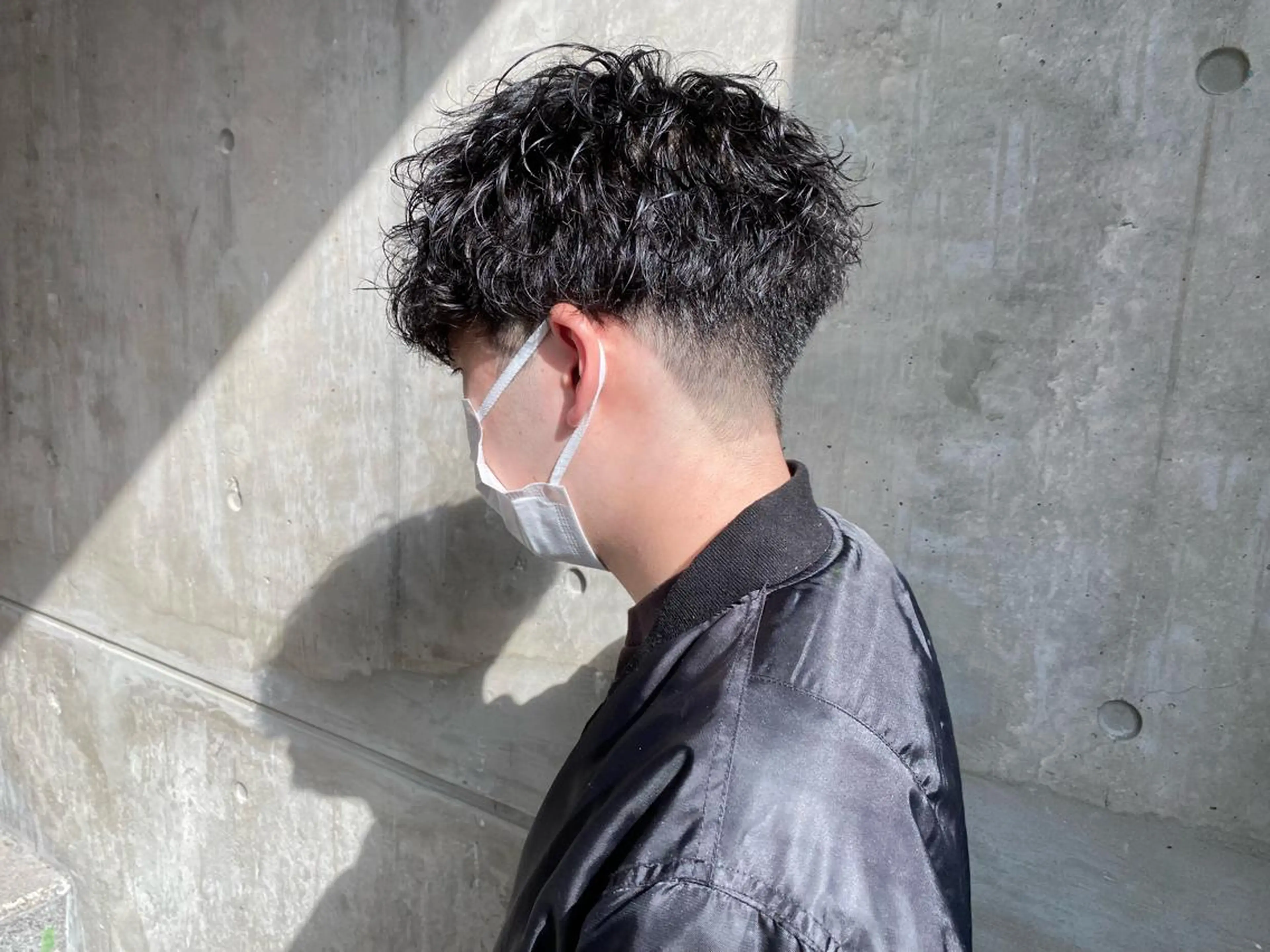 パーマ メンズ BABY 艶髪暗髪ヘア💖達人のヘアスタイル