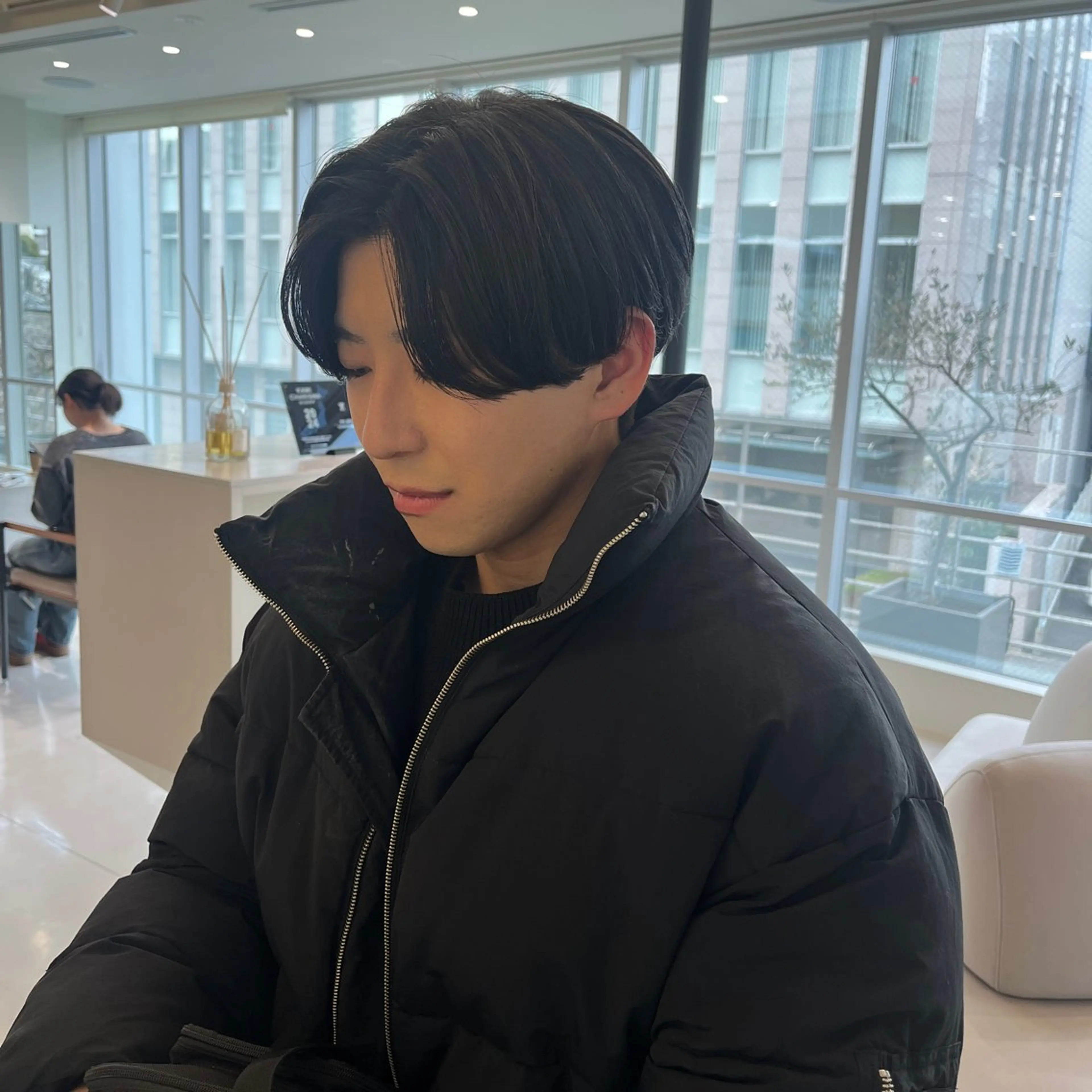 ショート パーマ メンズ メンズブリーチ トリートメント カット 髪質改善カラー/ボブ 🌻Mutsumiのヘアスタイル