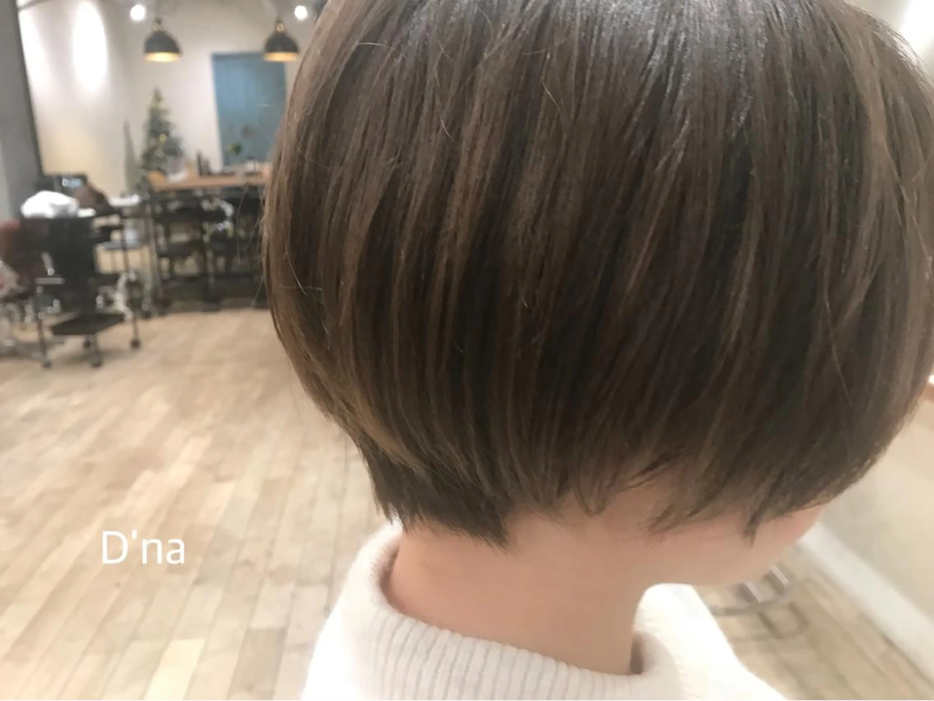 ショート カラー ショートヘア オリーブ透明感カラー 表参道/MIKUのヘアスタイル