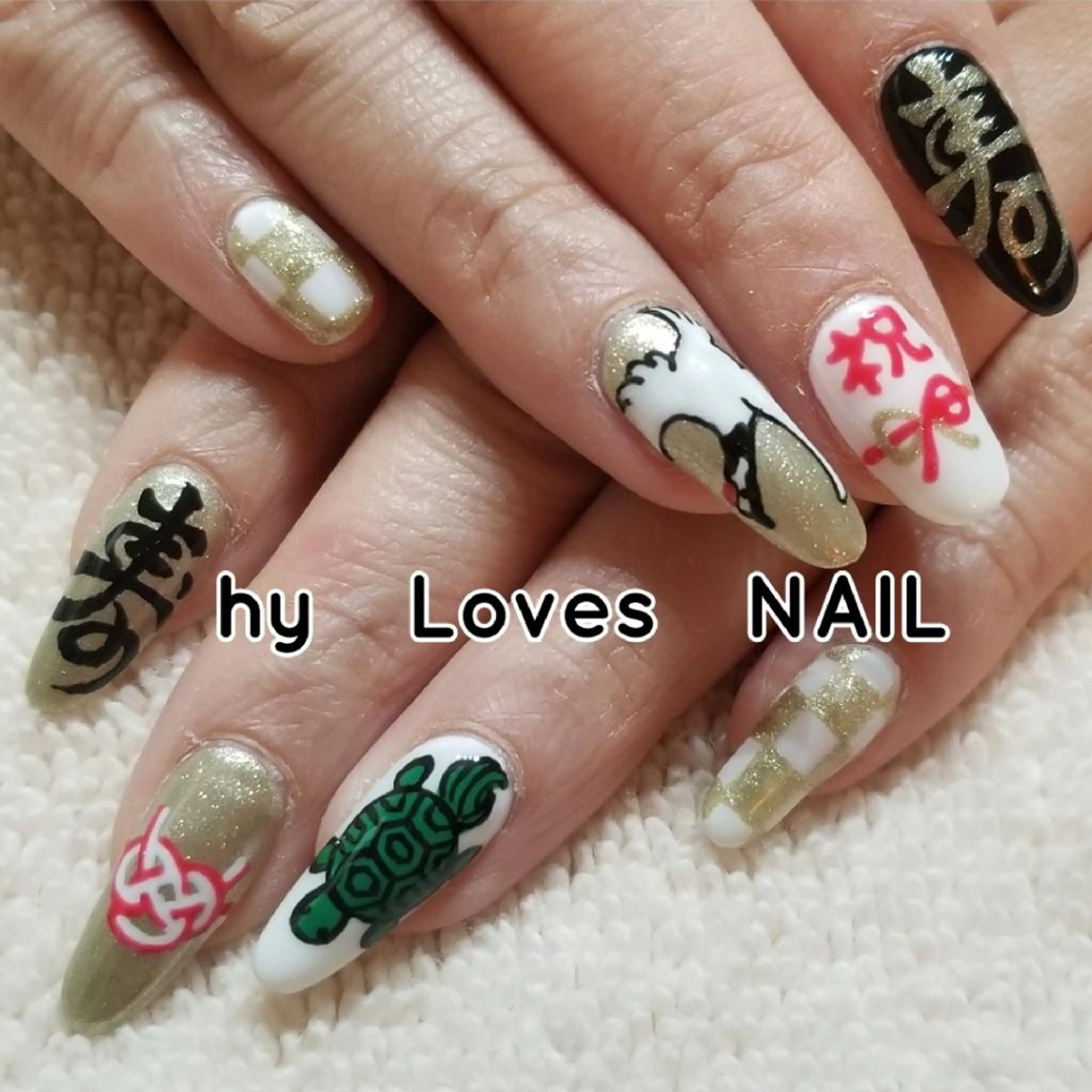 ネイル ブライダルネイル ハンドネイル よしだ ひろきのネイルデザイン