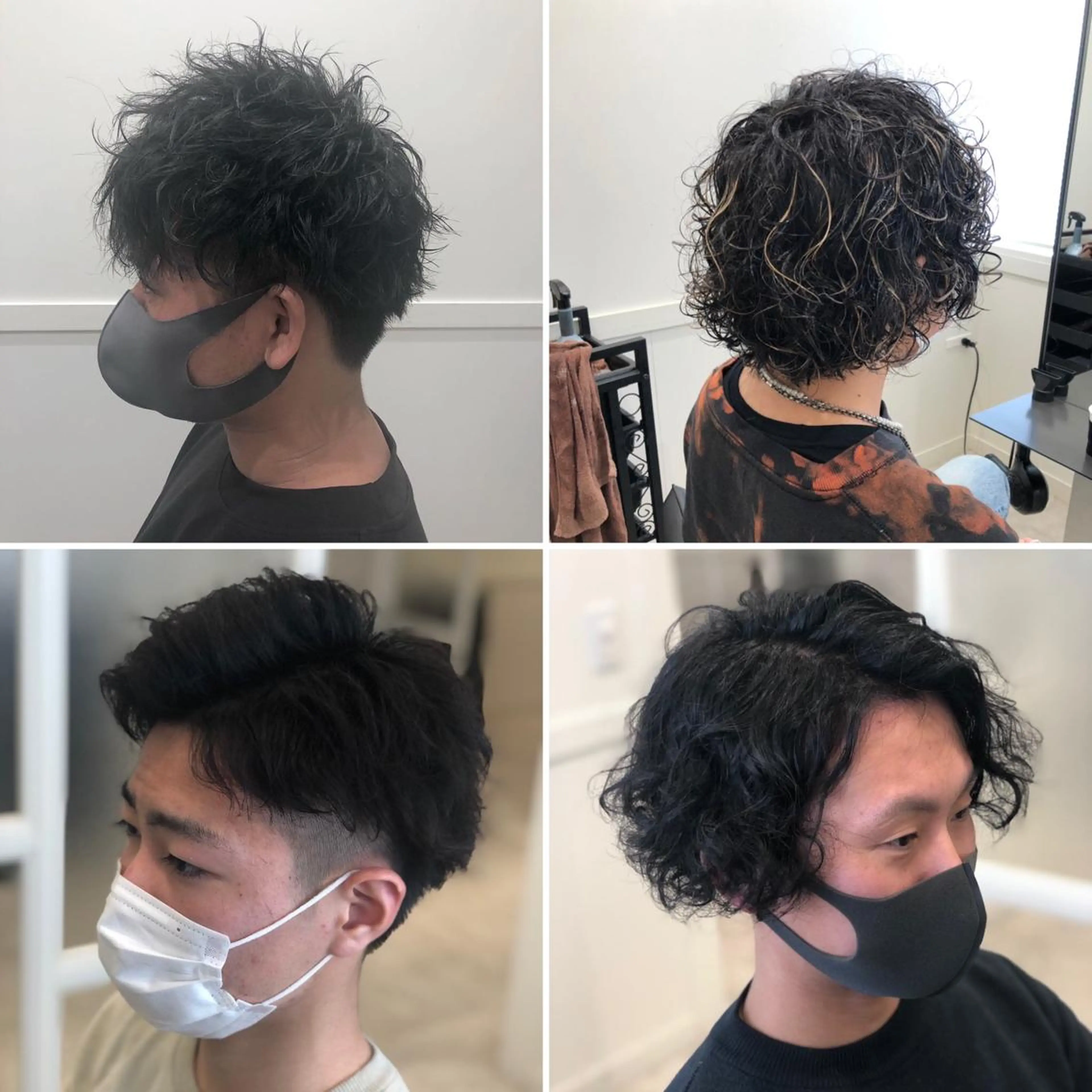 ショート カラー メンズ メンズ特化 パーマ/オザワのヘアスタイル