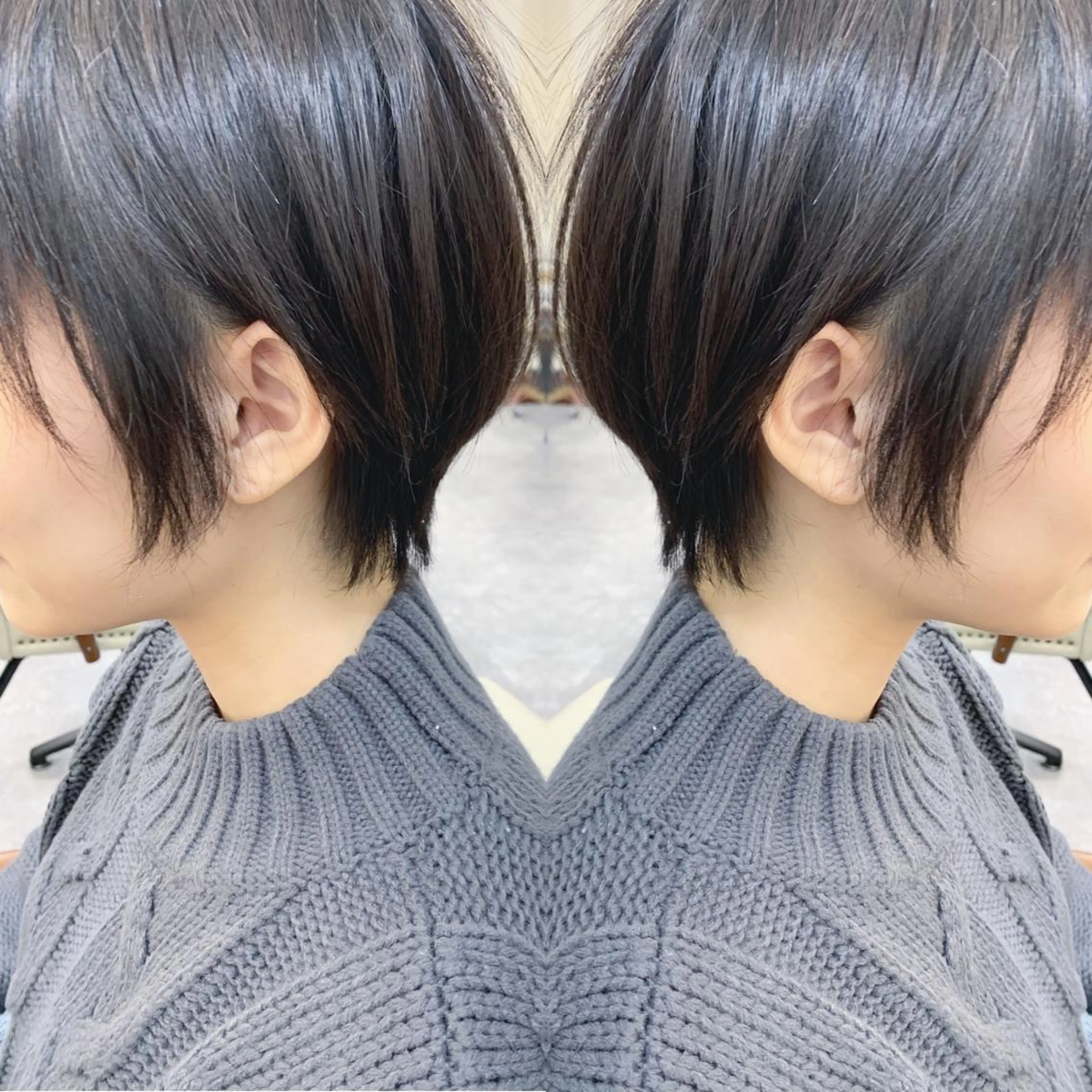 ショート ショートボブ ボブ ショートヘア カット ヘアカラー H (エイチ) 烏丸御池店のヘアスタイル