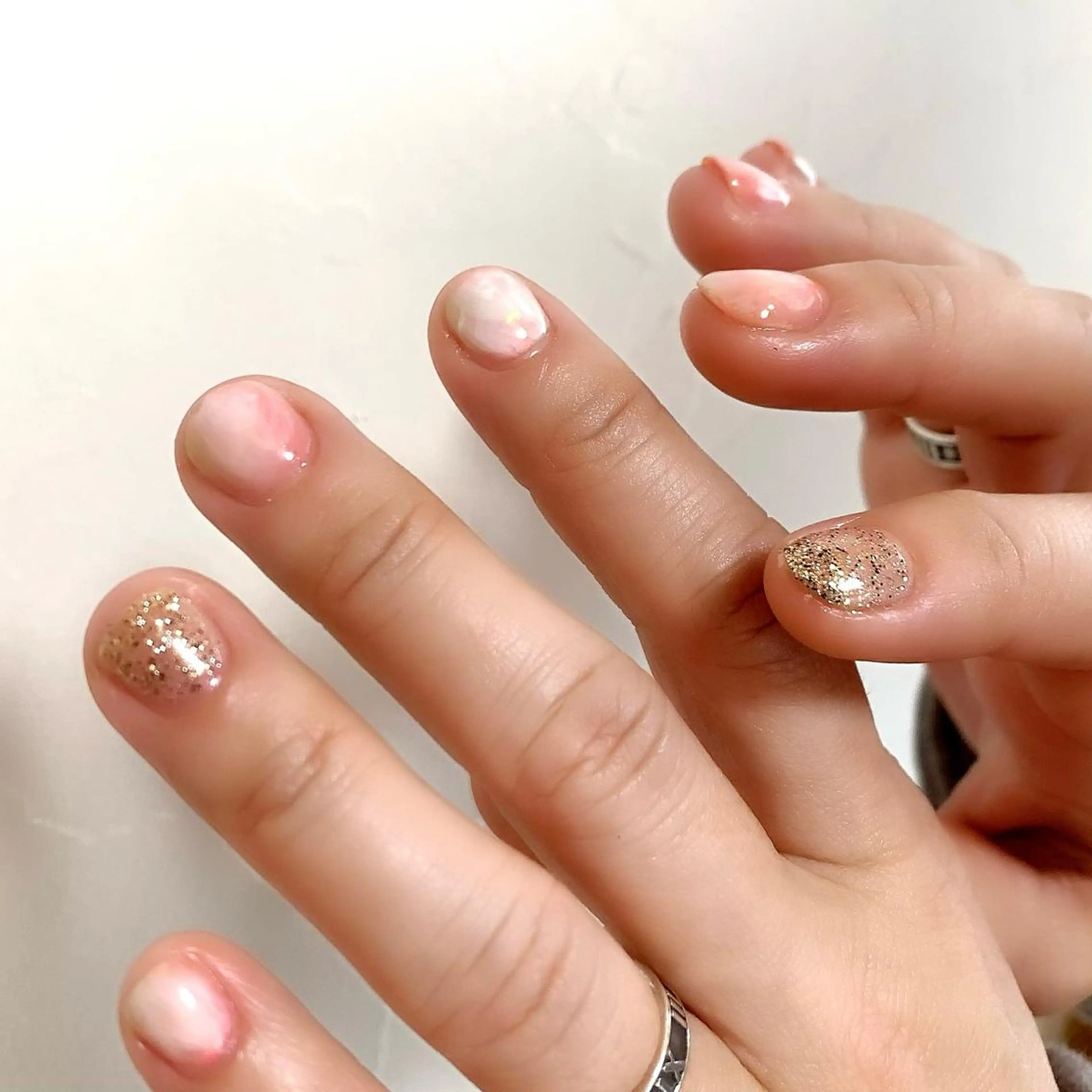 ネイル ニュアンスネイル 春ネイル T Kのネイルデザイン