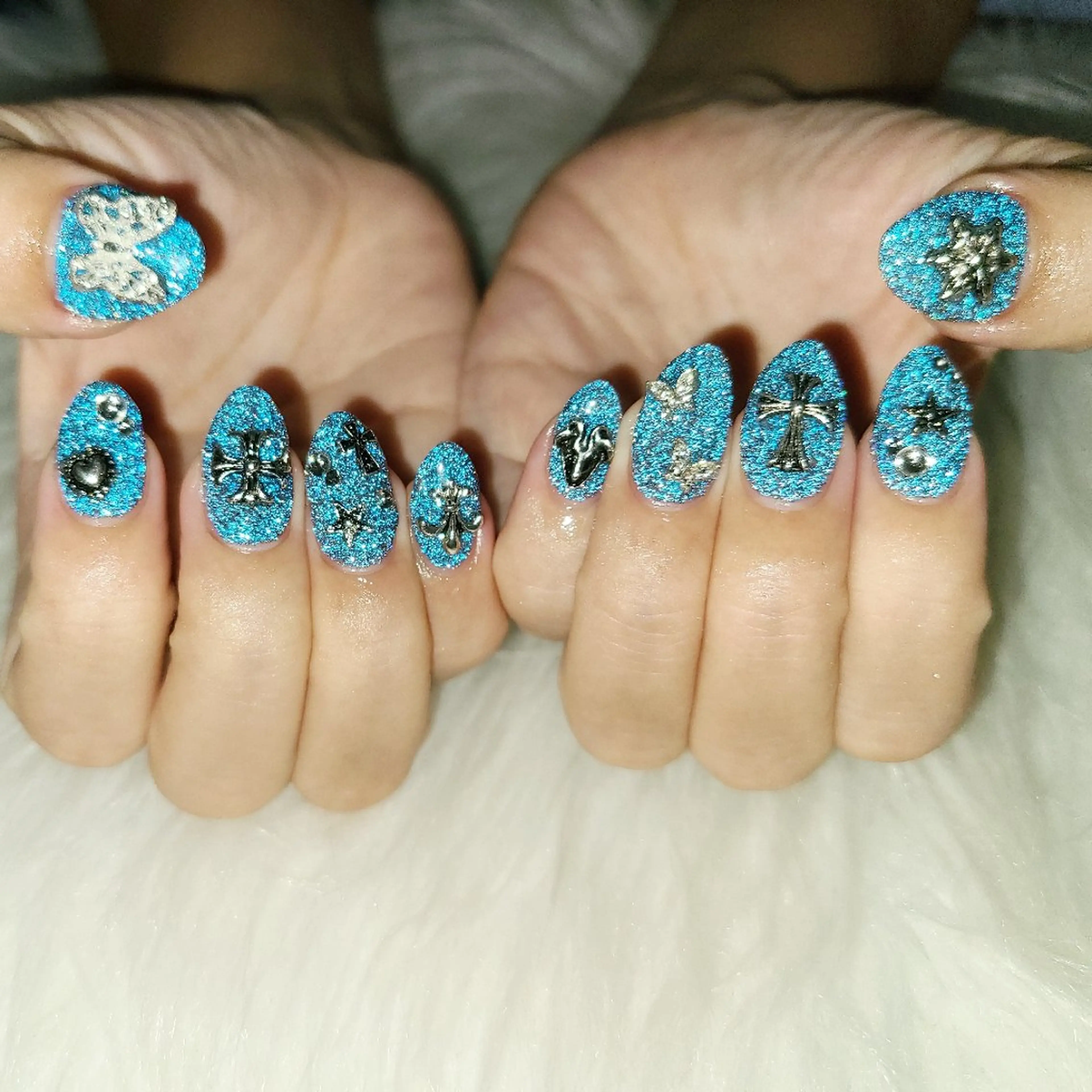 ネイル フラッシュネイル ハンドネイル Lily Eye&Nailのネイルデザイン