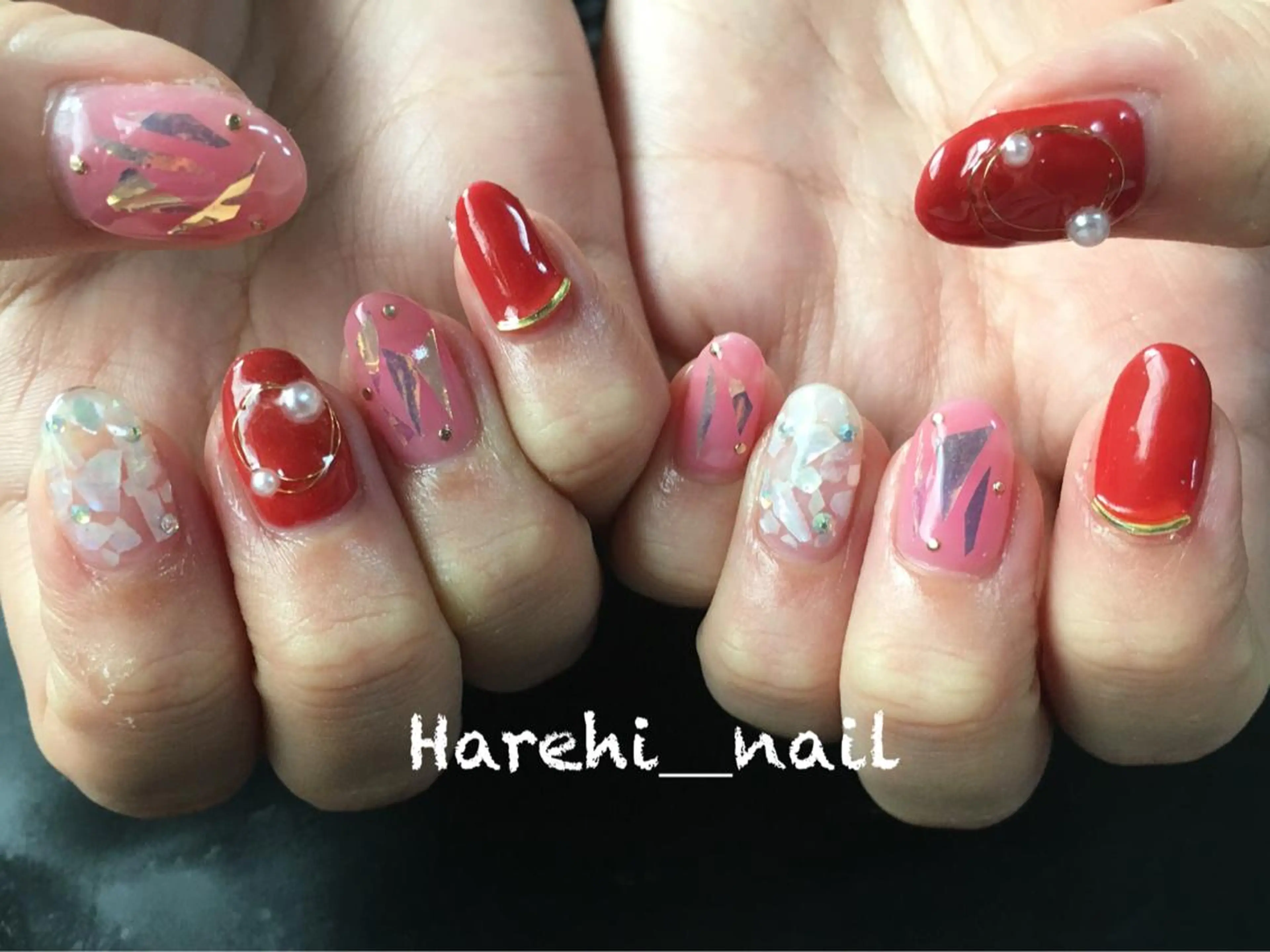ネイル ハンドネイル Harehi_ nailのネイルデザイン