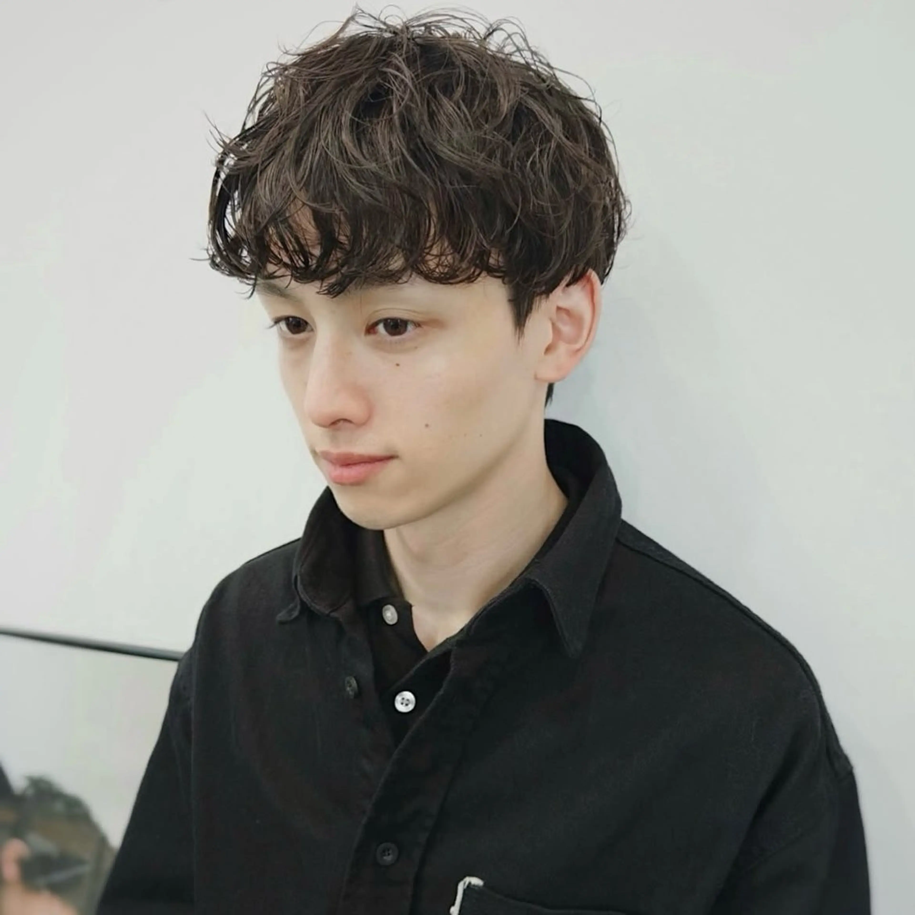 ショート パーマ メンズ メンズモデル募集中 🌿ちえ🌿のヘアスタイル