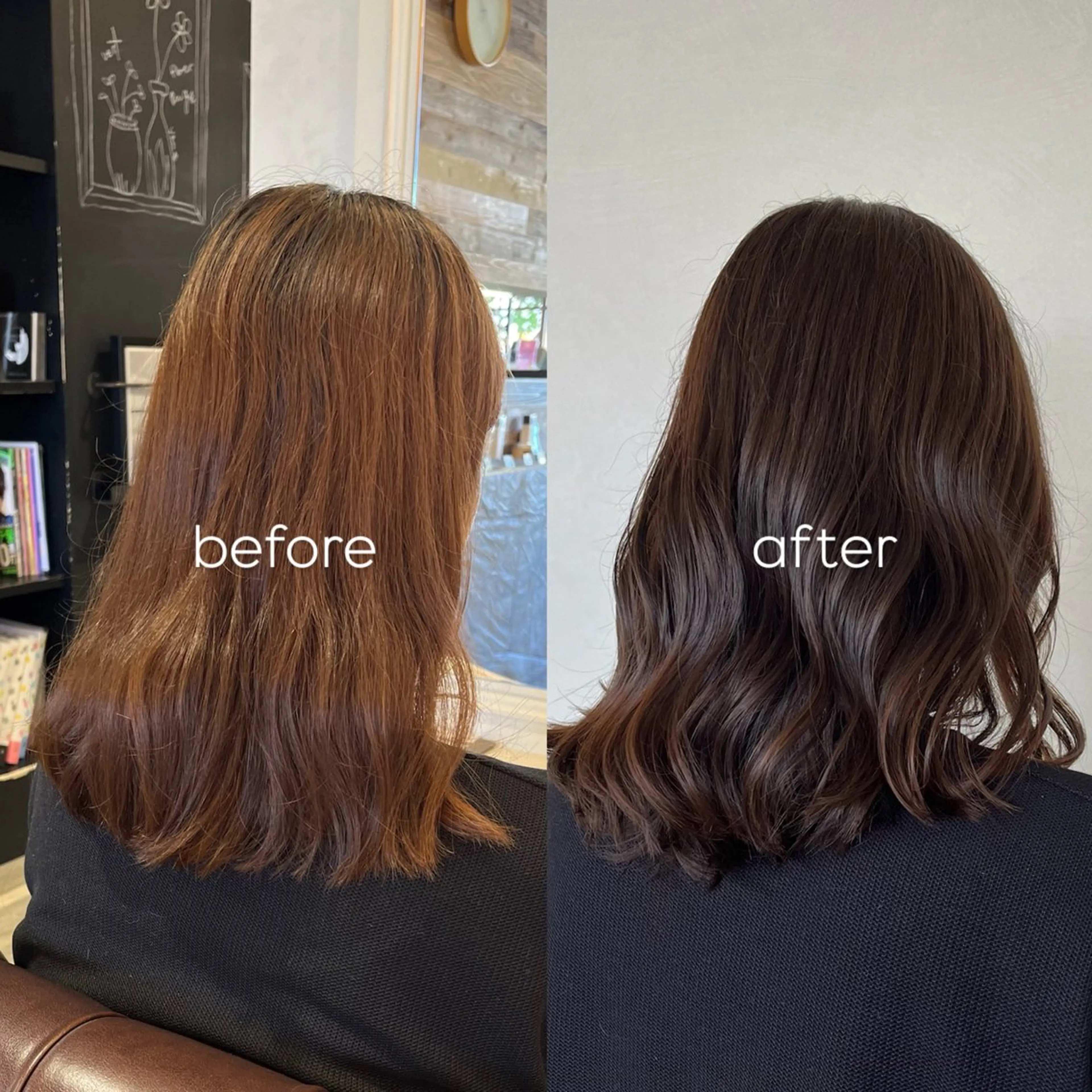 ミディアム カラー ヘアアレンジ 山口 凜花のヘアスタイル