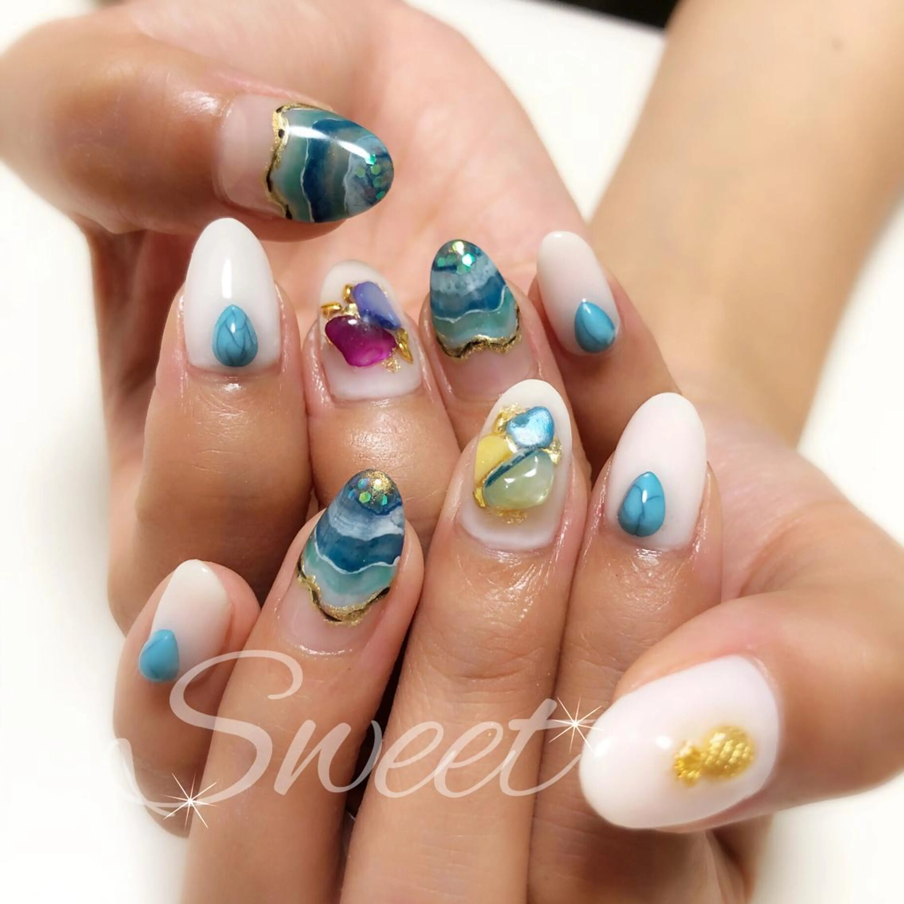 ネイル sweet 仲野陽子のネイルデザイン