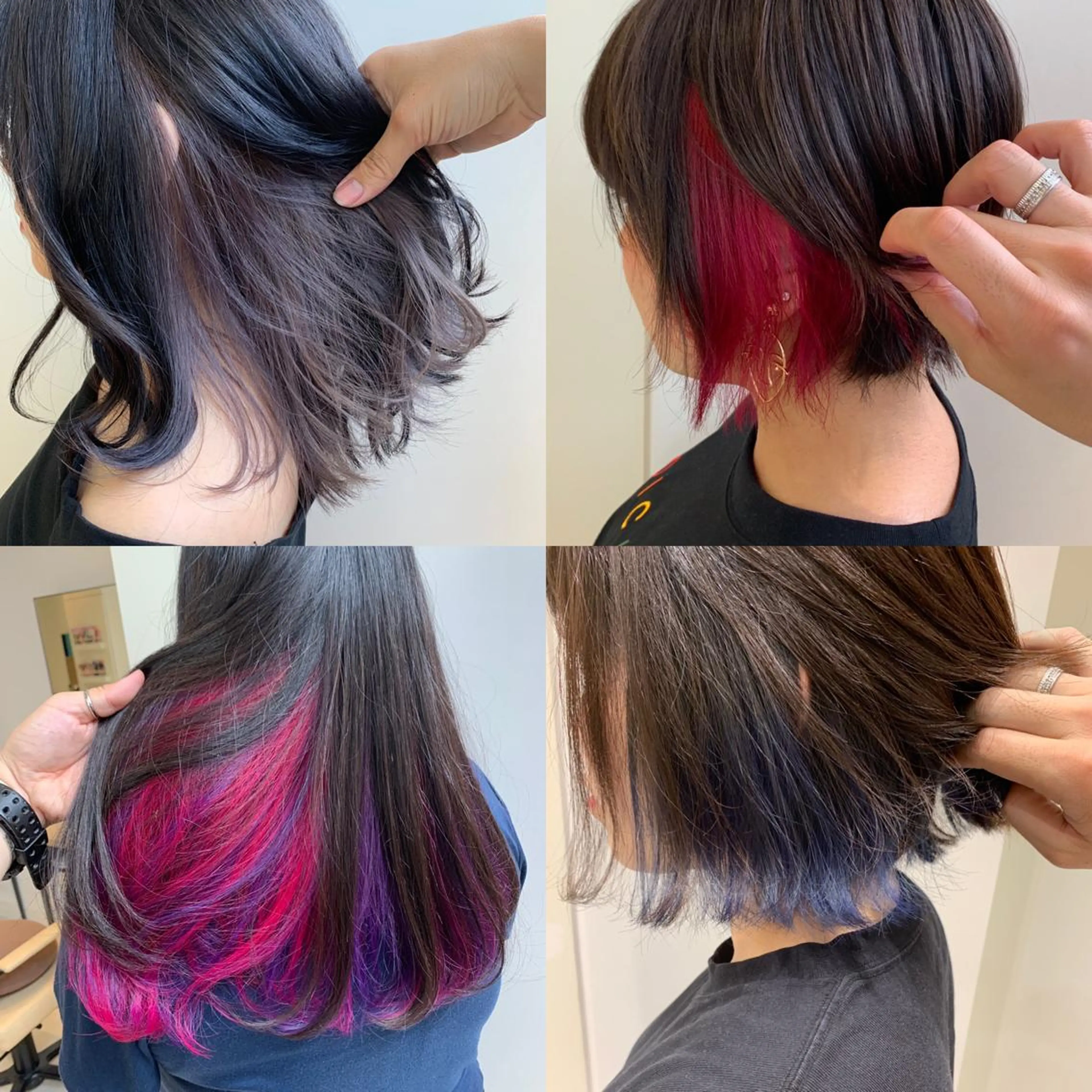 ♦️インナーだけブリーチ➕インナーだけカラー➕3stepグロストリートメント♦️の写真