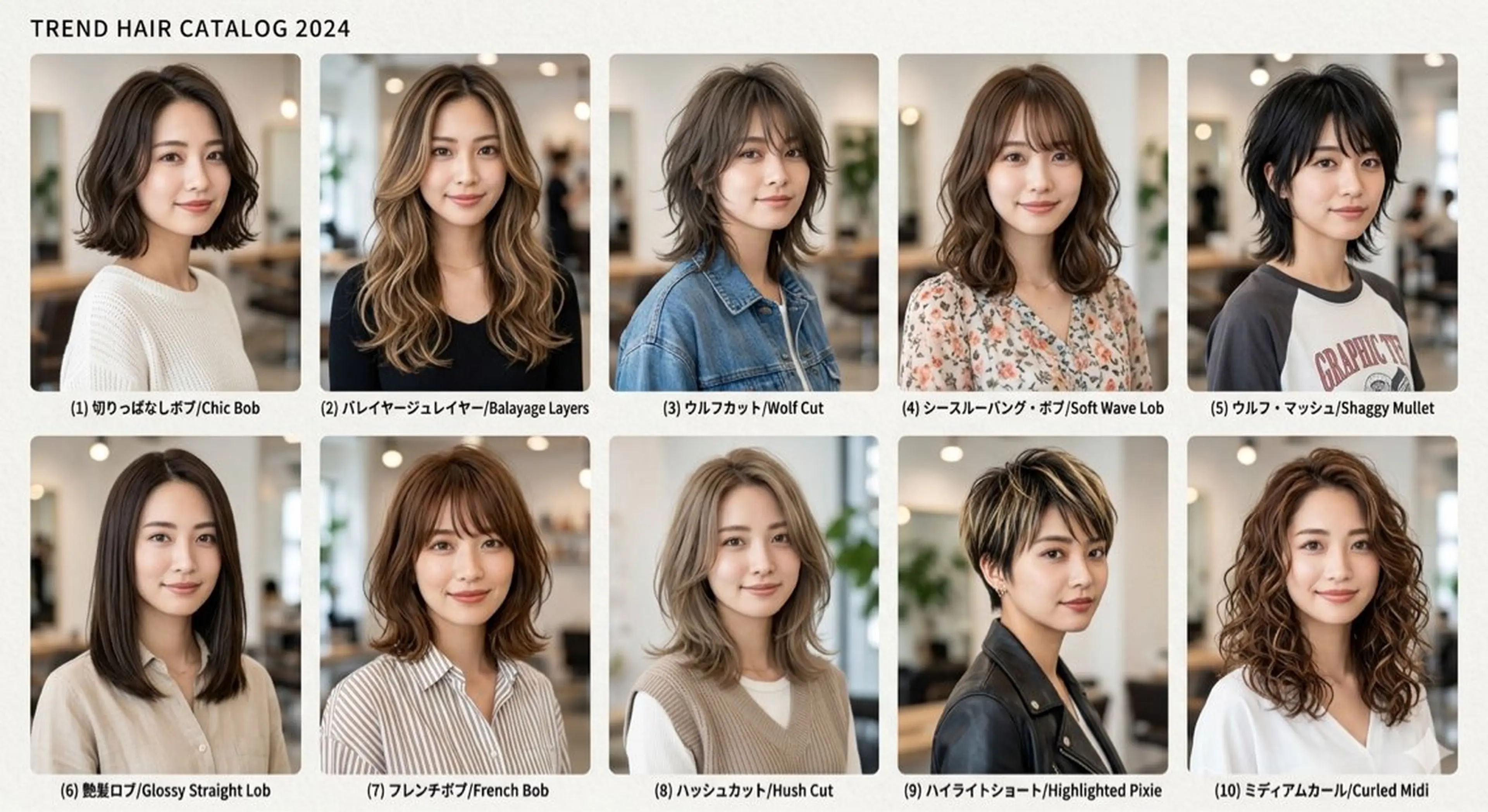 ミディアム ヘアカラー エレガンス 六甲店のヘアスタイル