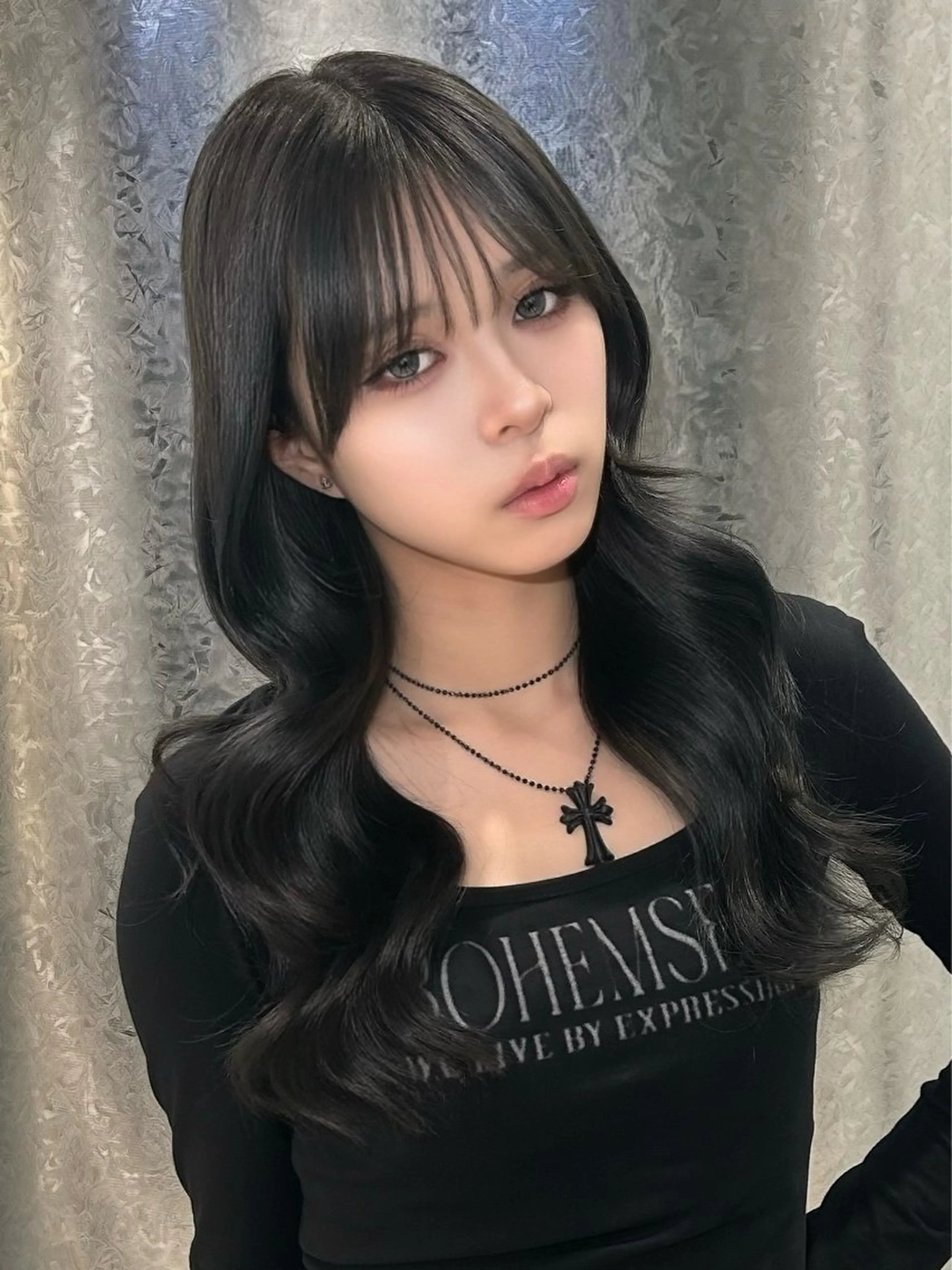 🐈⬛One tone color🐈⬛♡韓国トレンド透明感カラーの写真