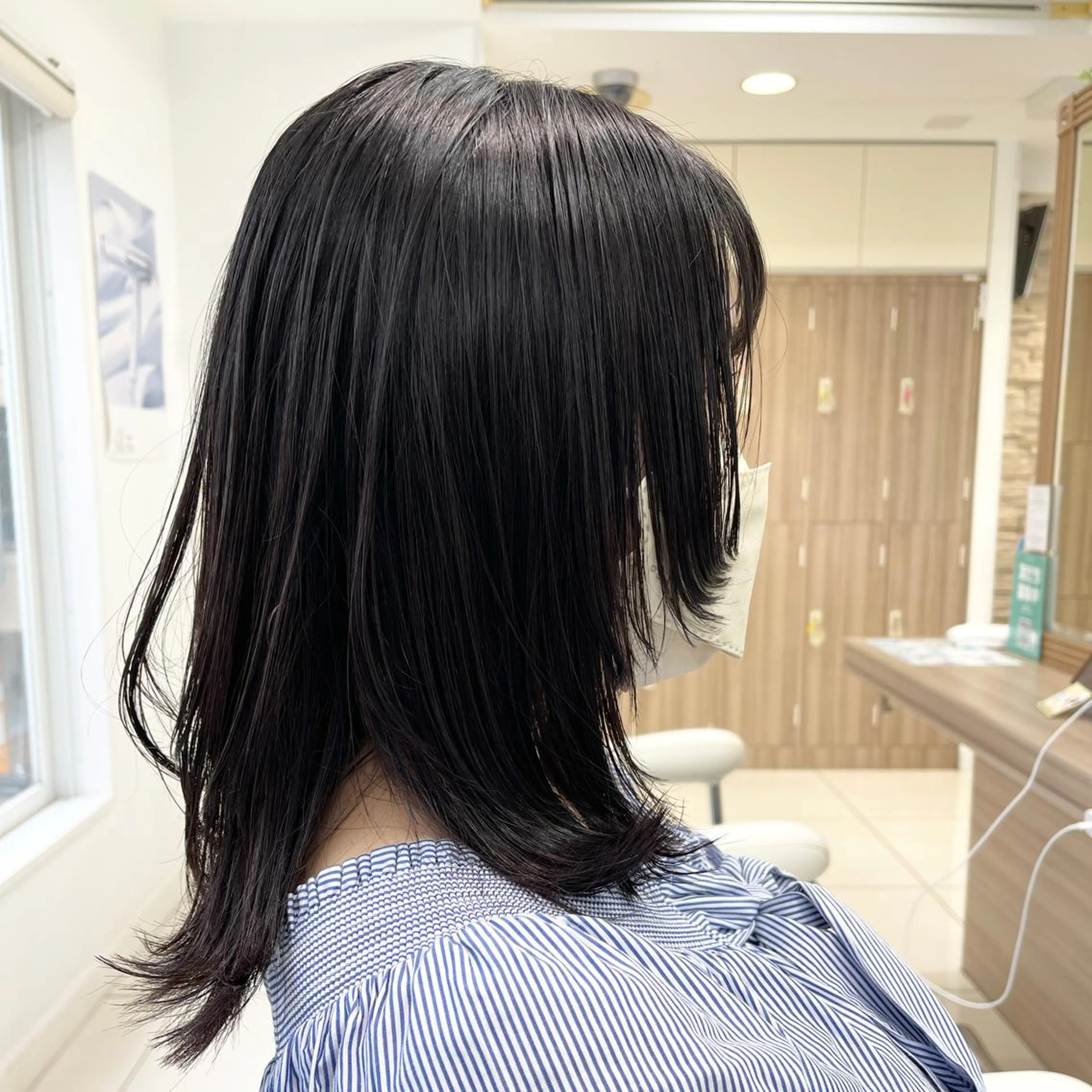 ミディアム カット 藤原 亜美🤍のヘアスタイル