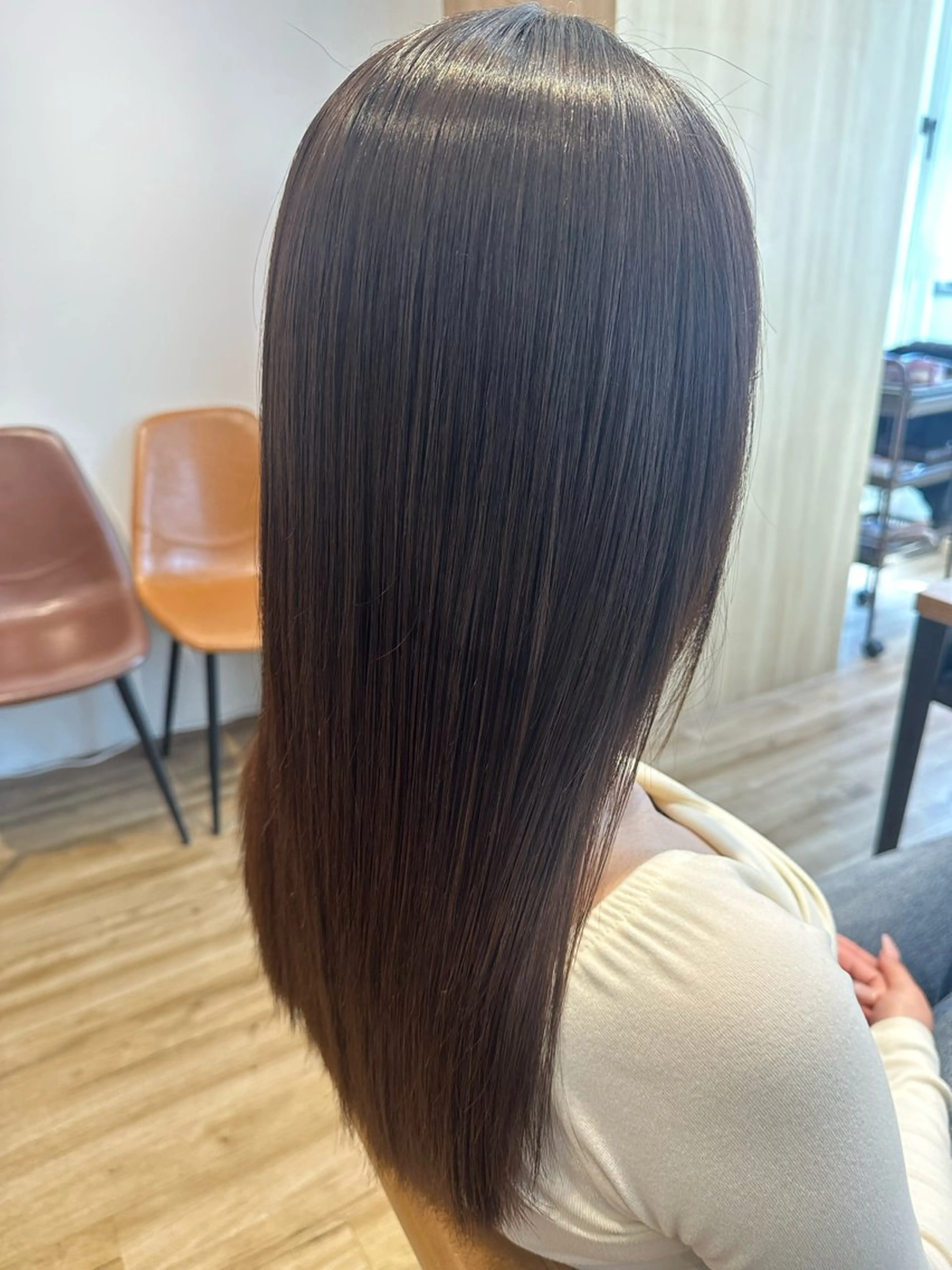 セミロング パーマ カット 縮毛矯正 トリートメント ✨✂️Nori ✂️✨のヘアスタイル