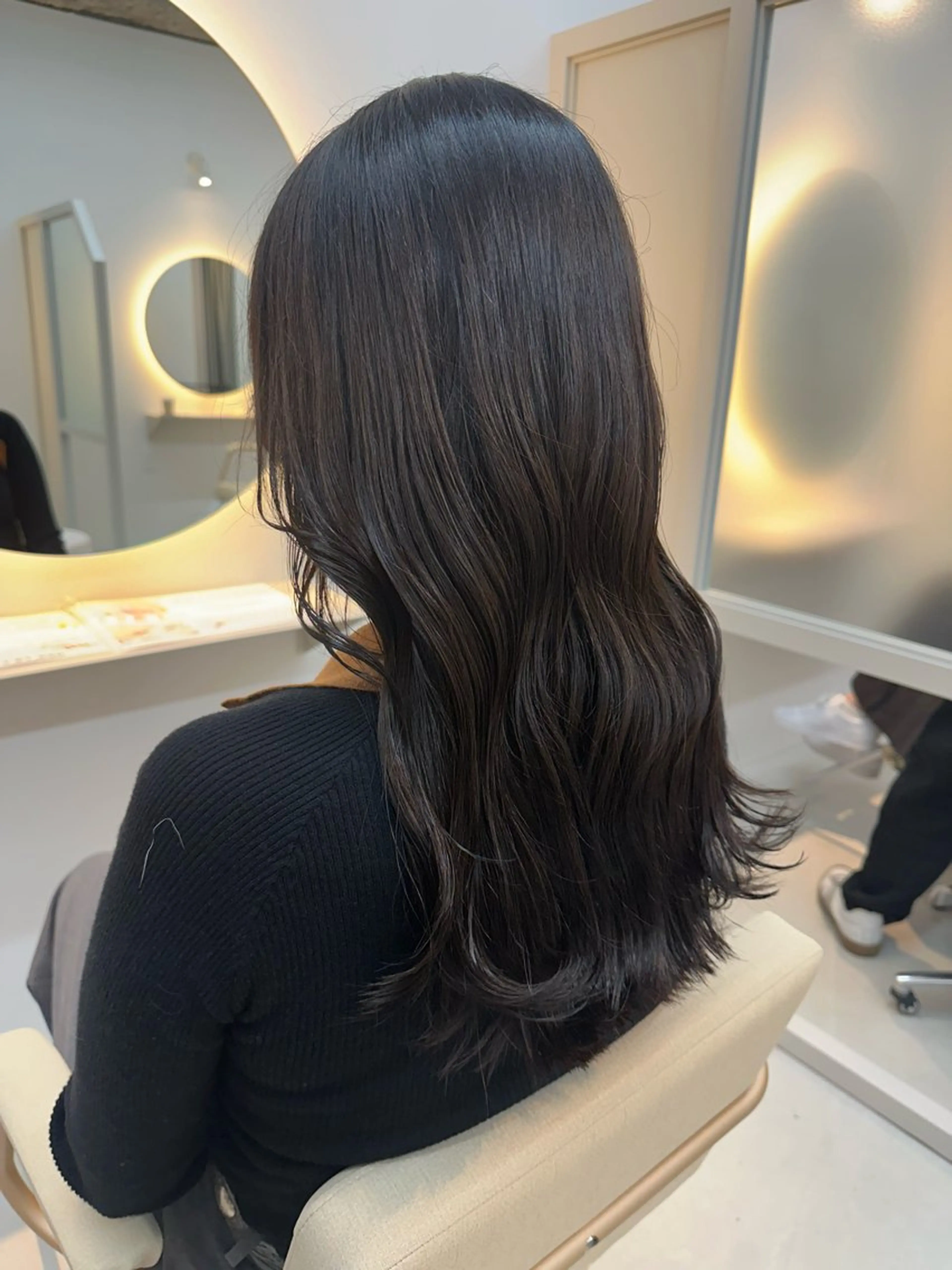 セミロング 池村美月 @透明感カラーのヘアスタイル