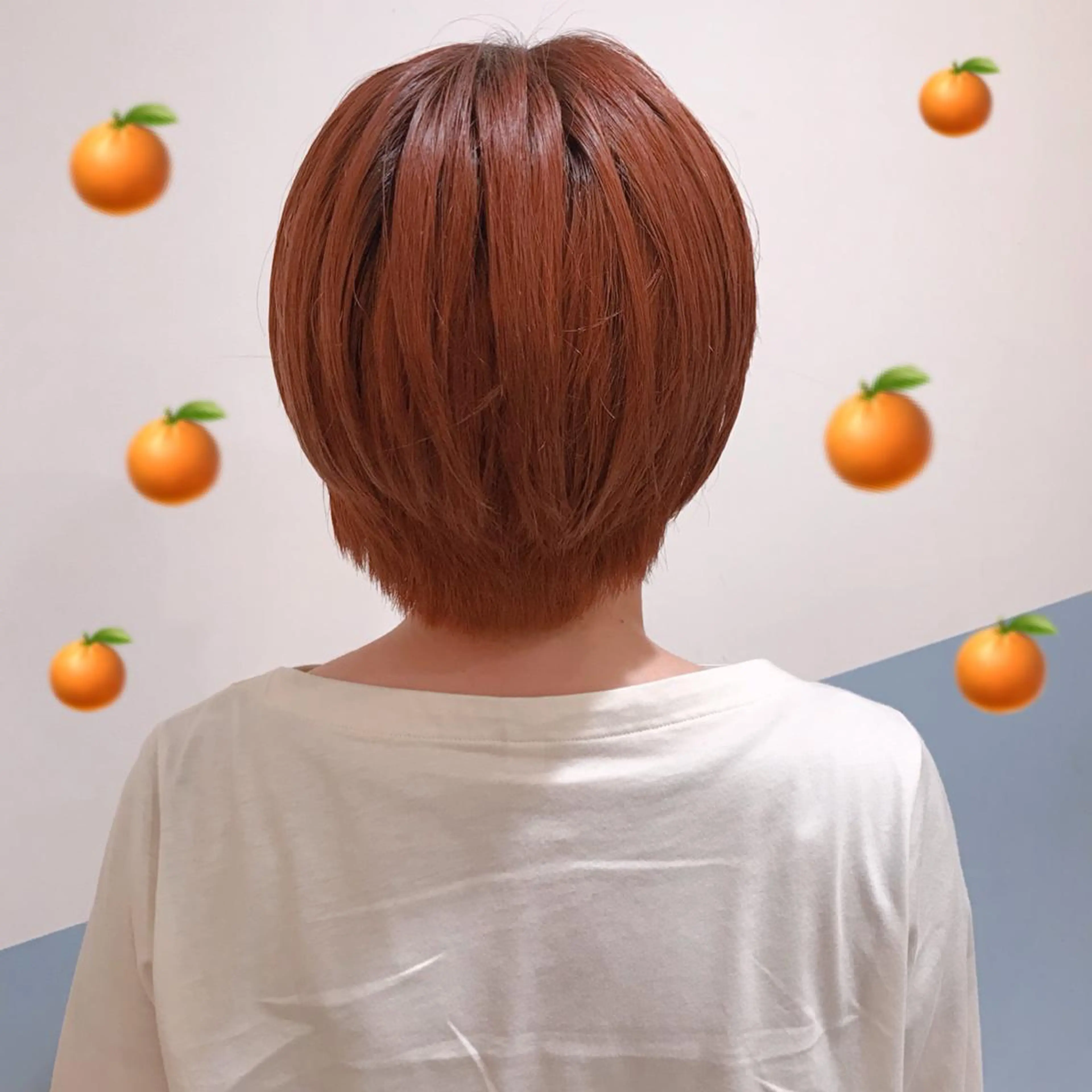 ショート カラー アオイ🩵暖色 /まろやかカラーのヘアスタイル