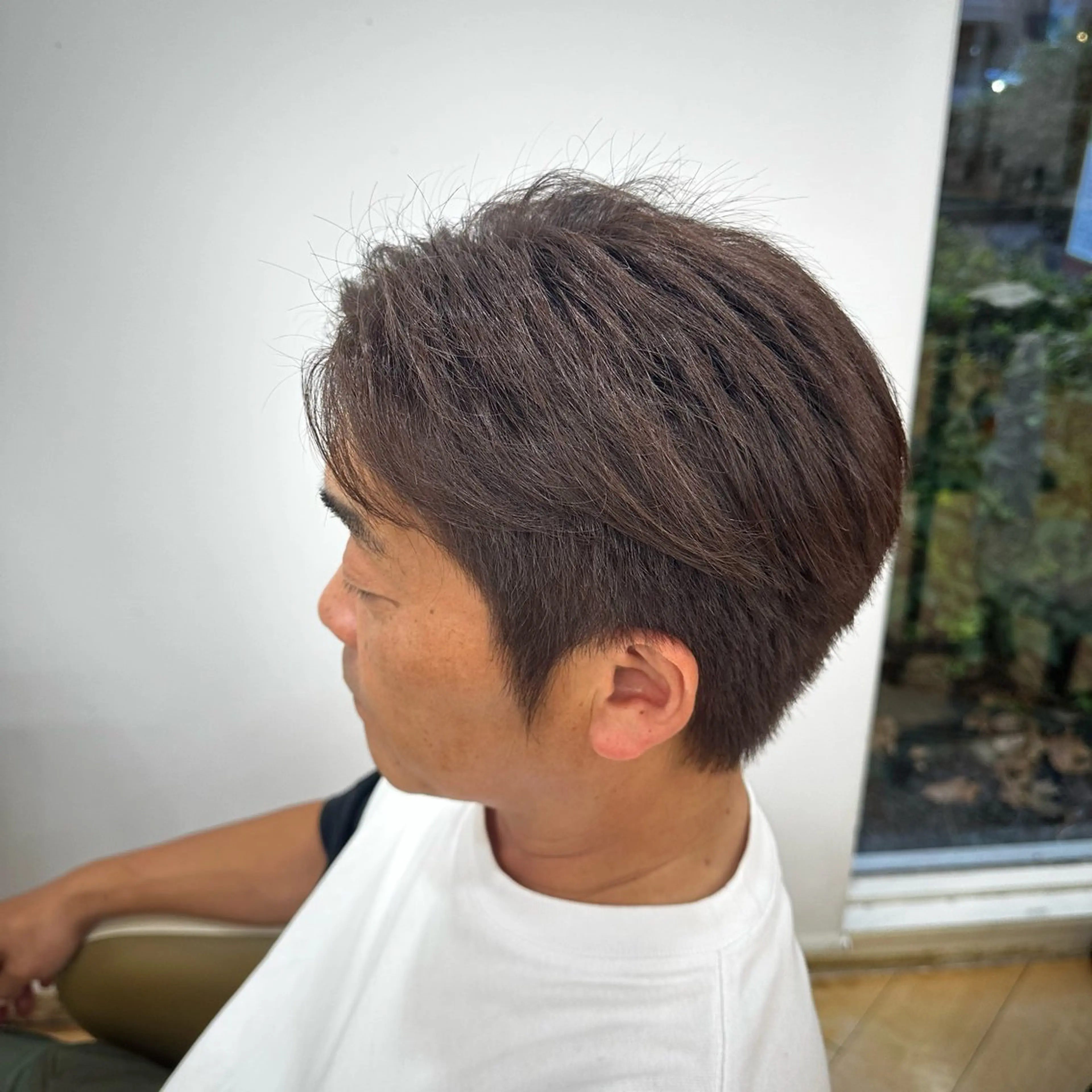 カラー メンズ ブラウンカラー ナチュラルブラウン ヘアカラー カラーモデル募集中 🐾🧸佐々木優🧸のヘアスタイル