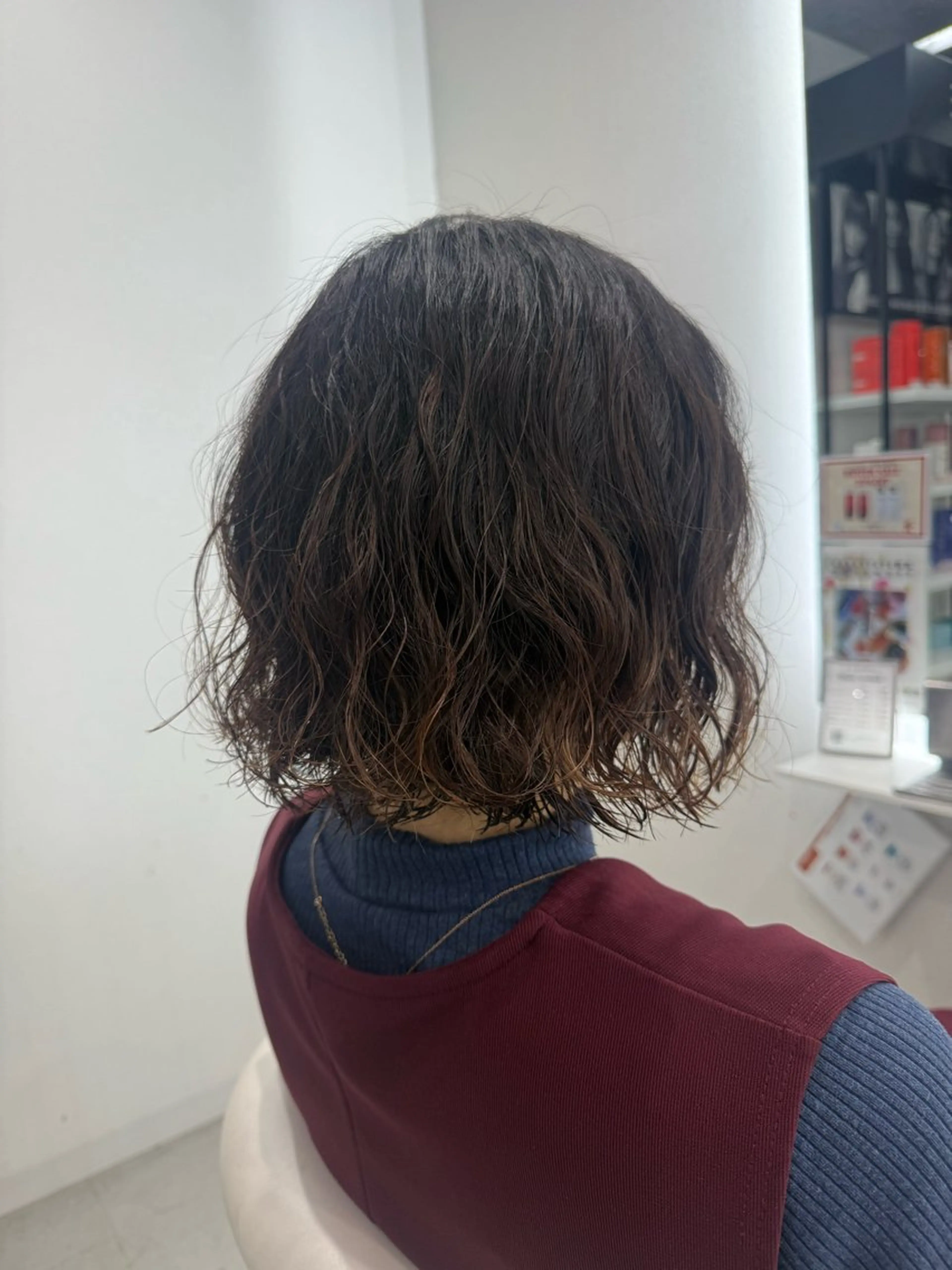 【💈レディース限定モデル様メニュー💈】レディースパーマ+カット(※詳細を必ずお読みください)の写真