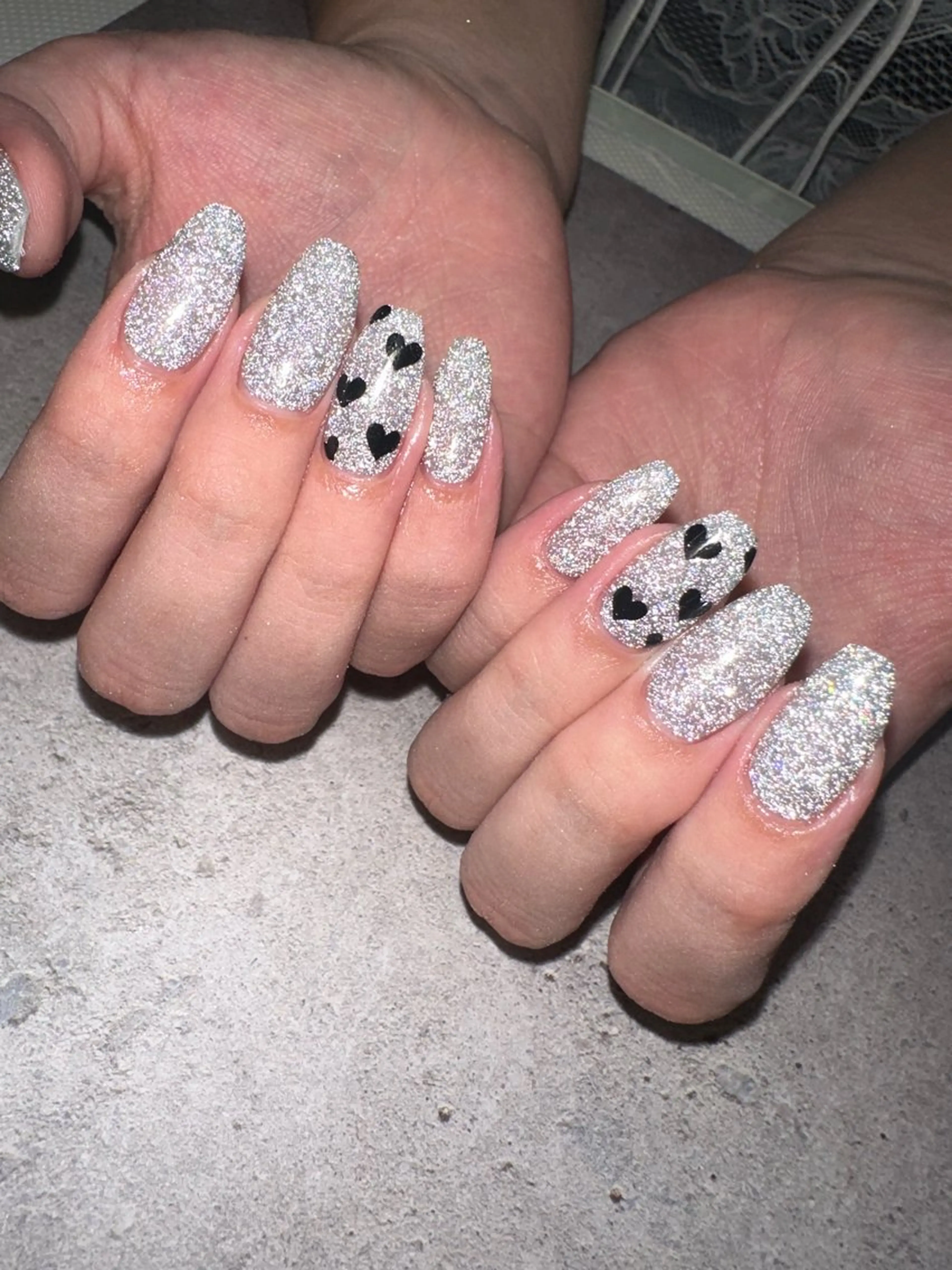 ネイル アートネイル 入学式 ハート マグネットネイル 持ち込み ハンドネイル nail salon    Mimiy..所属・Nailsalon Mimiy..♡のネイルデザイン